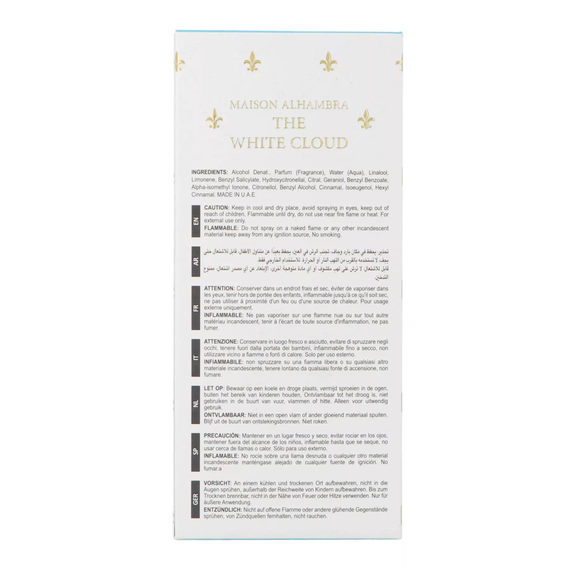 Maison Alhambra the White Cloud Gourmand Floral Woody Sweet Long Lasting for - Thumbnail 2