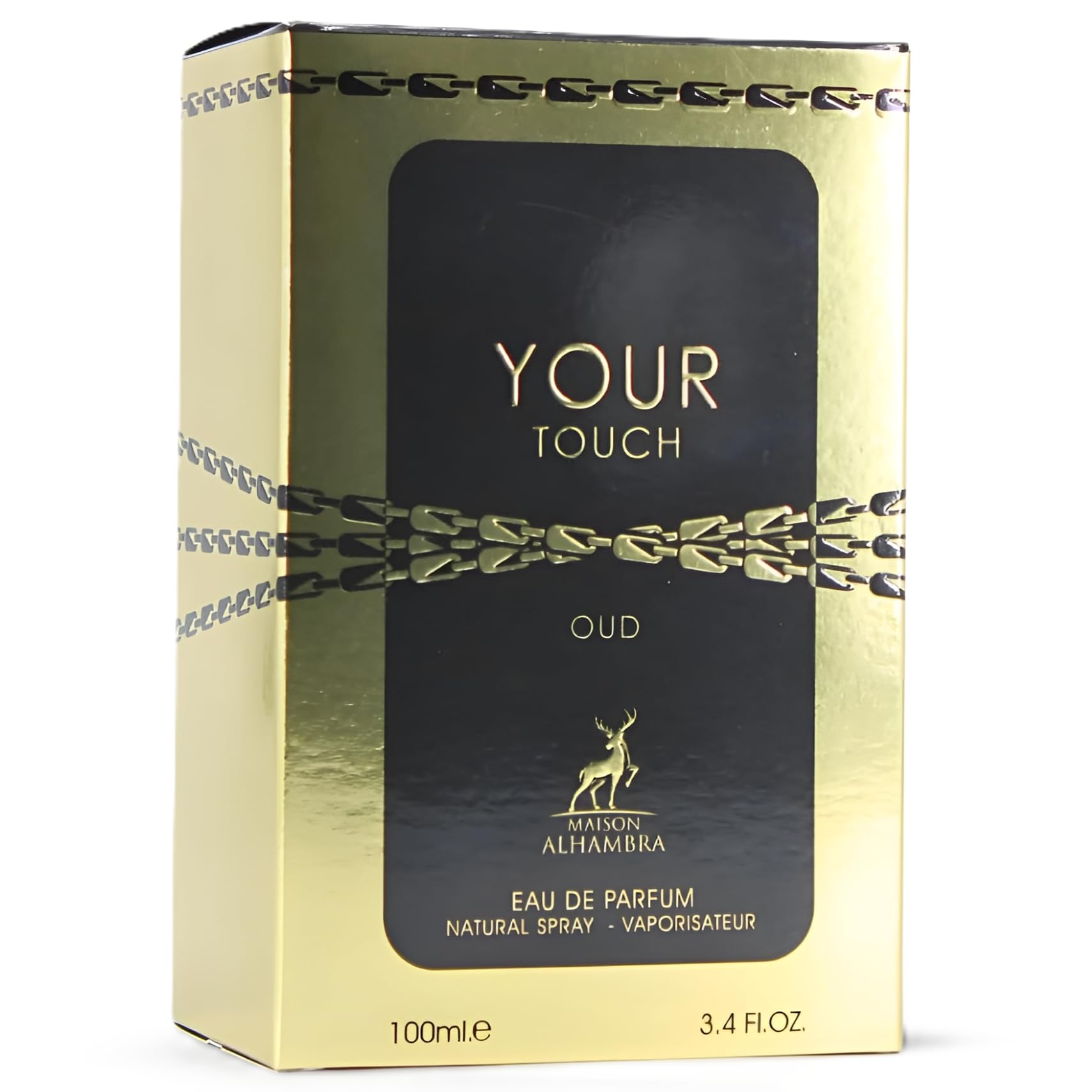 Your Touch Oud By Maison Alhambra For Men EDP 3.4 oz - Thumbnail 3