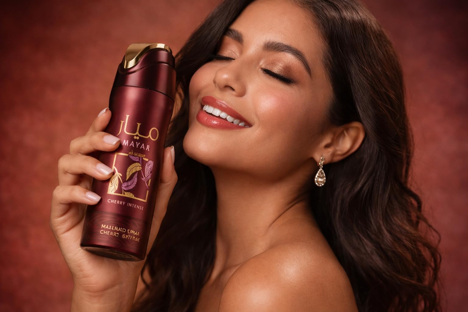 [Body Mist] Lattafa Mayar Cherry Intense Perfumed Deodorant Fruity Sweet Cherry Vanilla - Thumbnail 3