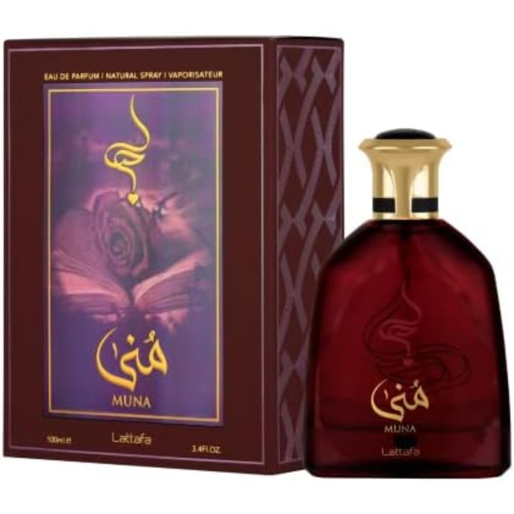 Lattafa Muna Fruity Floral Woody Musky Long Lasting for Unisex / Unisex EDP 100