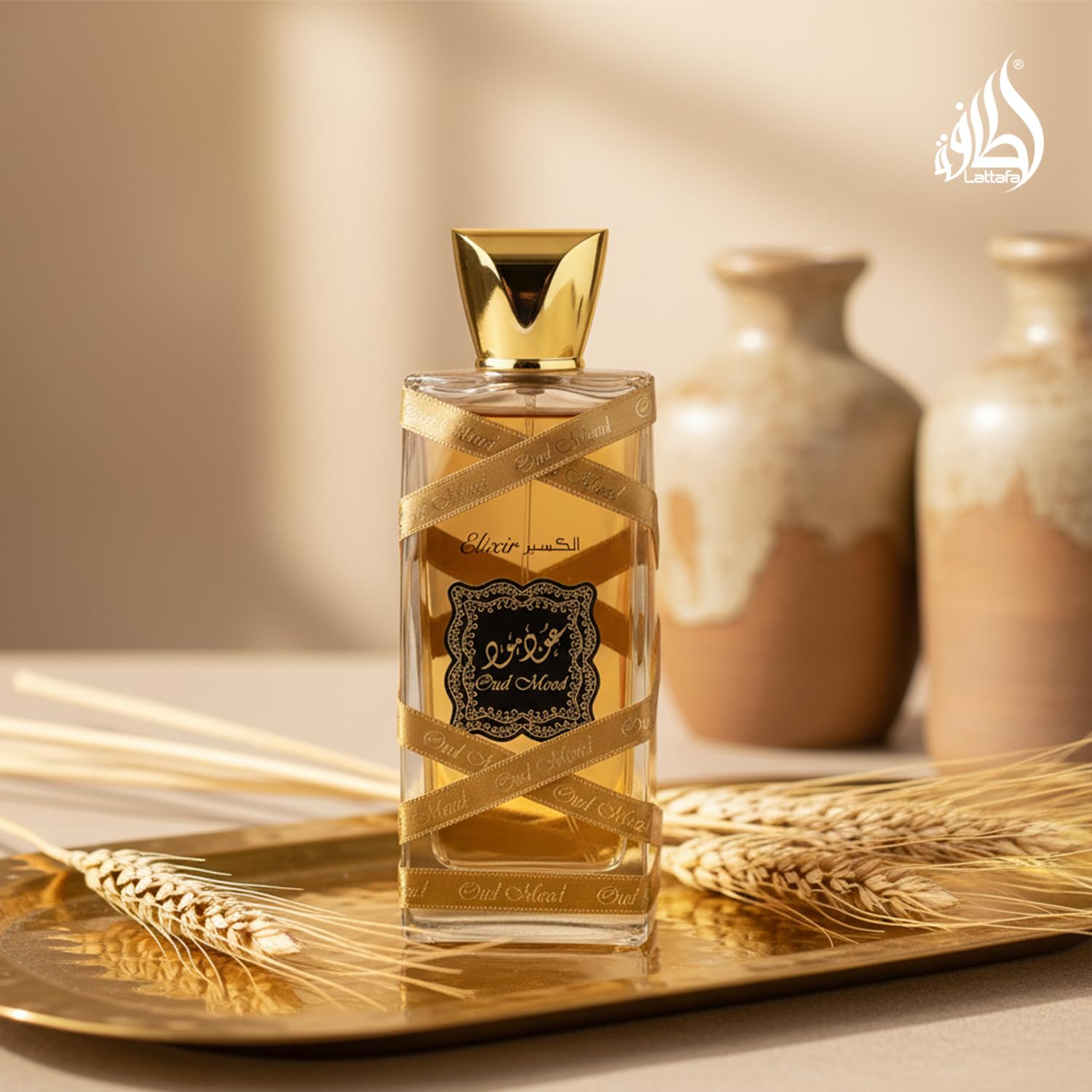 Lattafa Oud Mood Elixir EDP 3.4 oz - Thumbnail 2