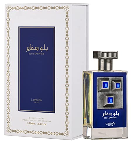 Lattafa Pride Blue Sapphire Fragrances 6291108738245 For Men EDP 3.4 oz - Thumbnail 3