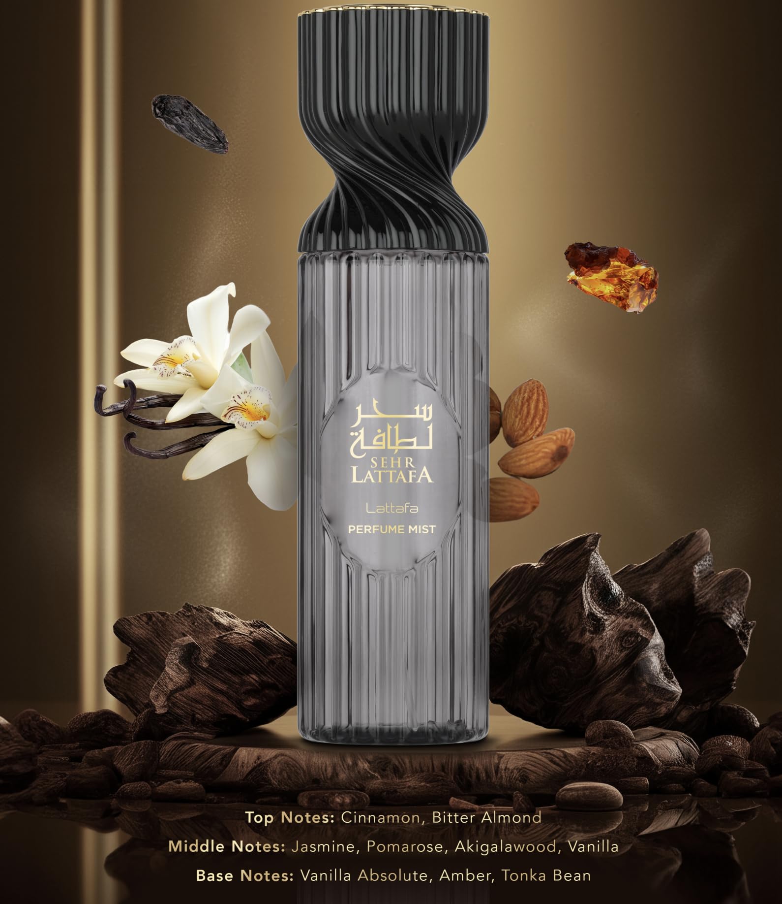 [Body Mist] Lattafa Sehr Body Mist Fragrances 6290362348856 For Men 8.4 oz - Thumbnail 2