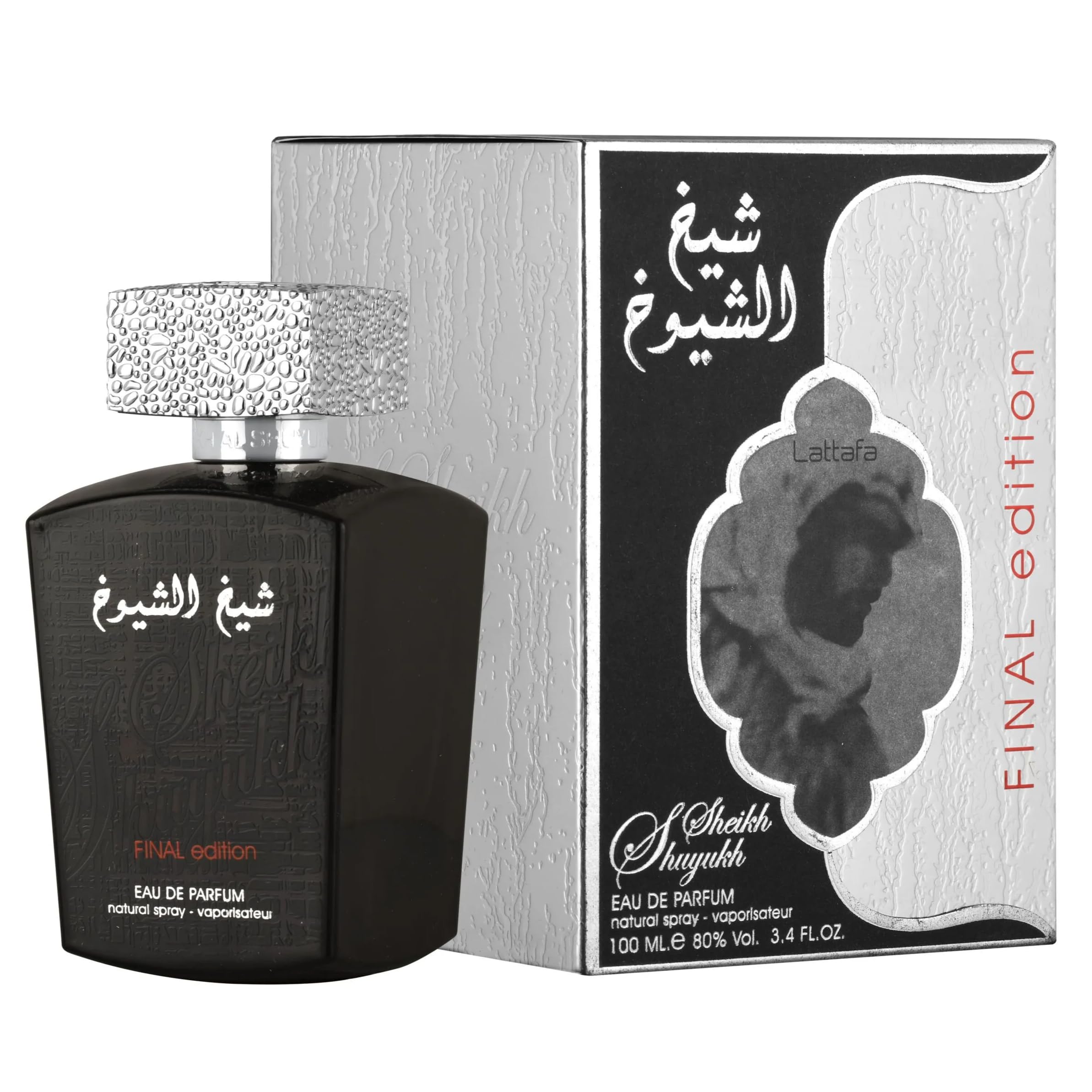 Lattafa Sheikh Al Shuyukh Final Edition Aromatic Leather Woody Amber Long