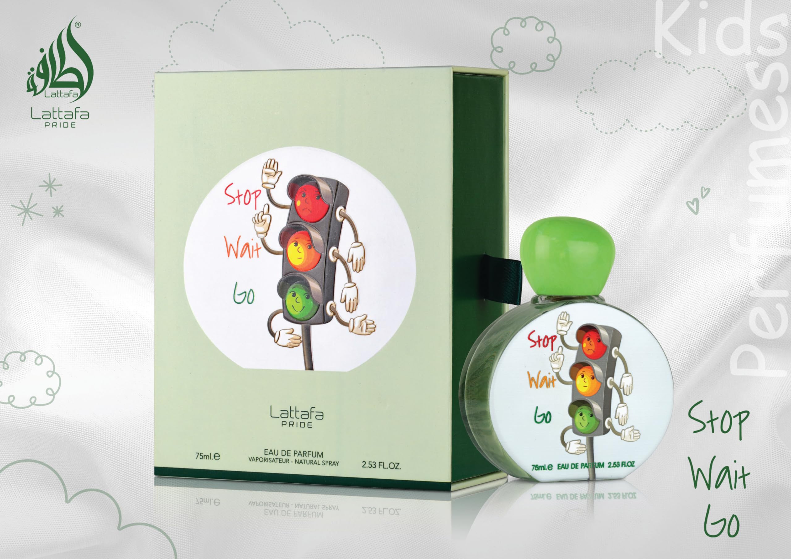 Lattafa Stop Wait Go for Kids 2.5 United Arab Emir. 48pcs Bybox EDP
