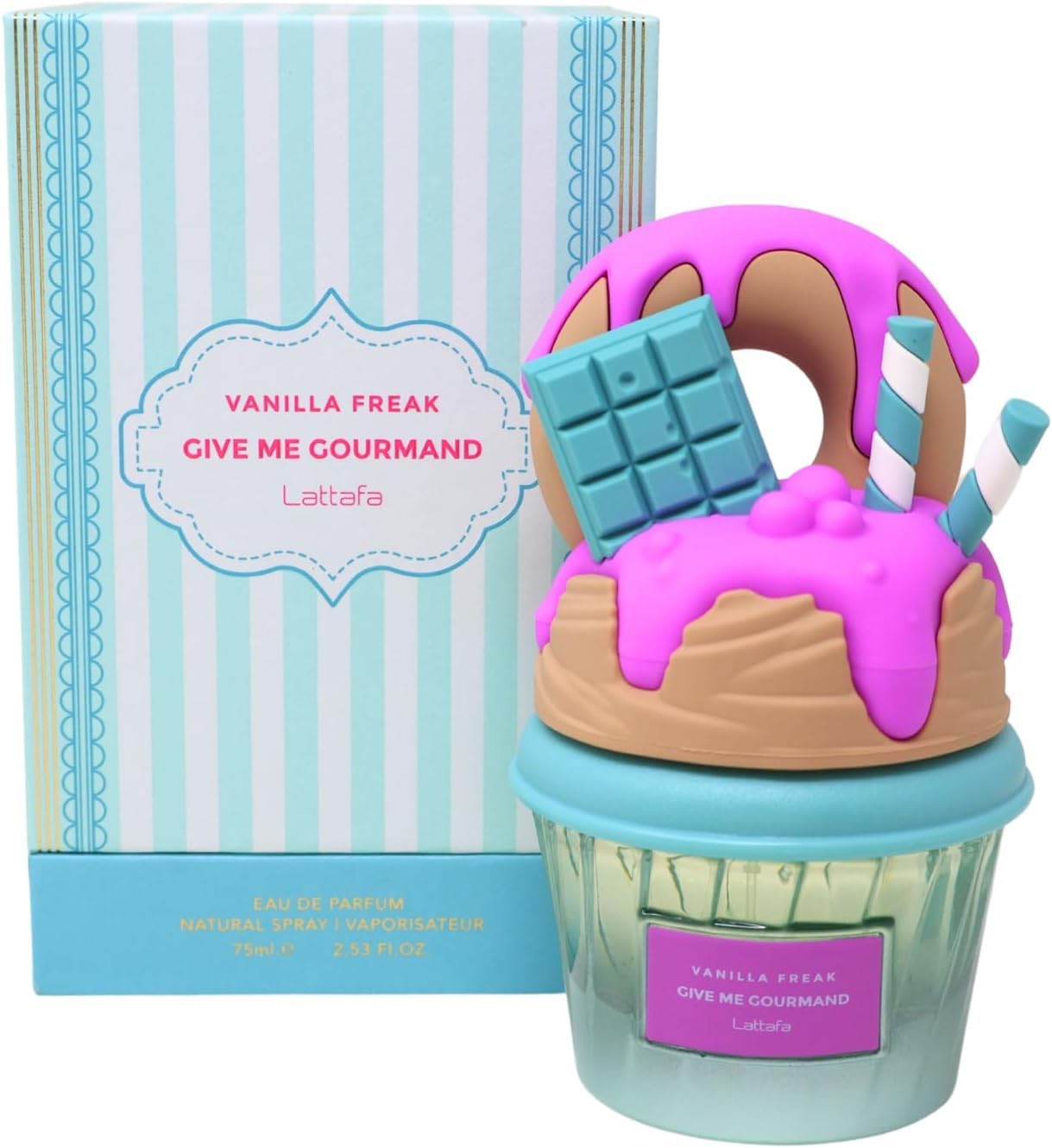 Lattafa Vanilla Freak Give Me Gourmand Collection Unisex Form Vanilla Caramel - Thumbnail 3