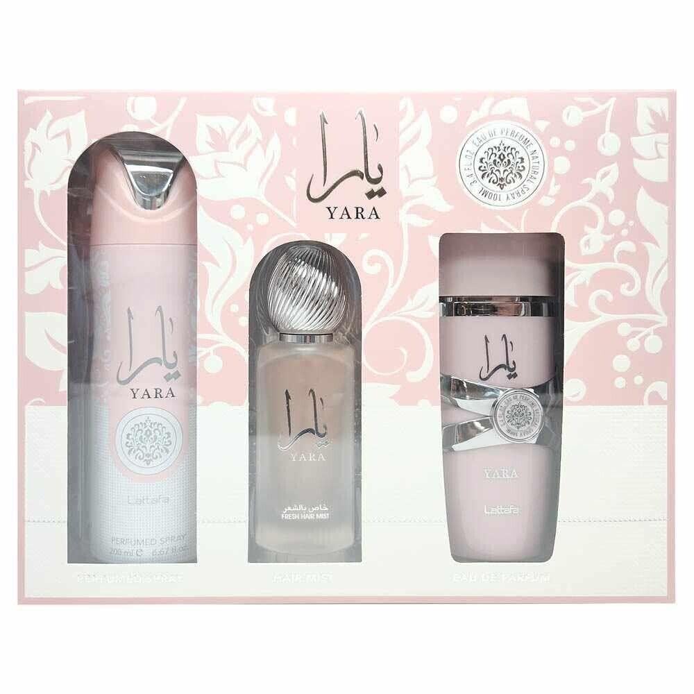 [Set] Lattafa Yara 3 Piece Set For Women EDP 3.4 oz - Thumbnail 3