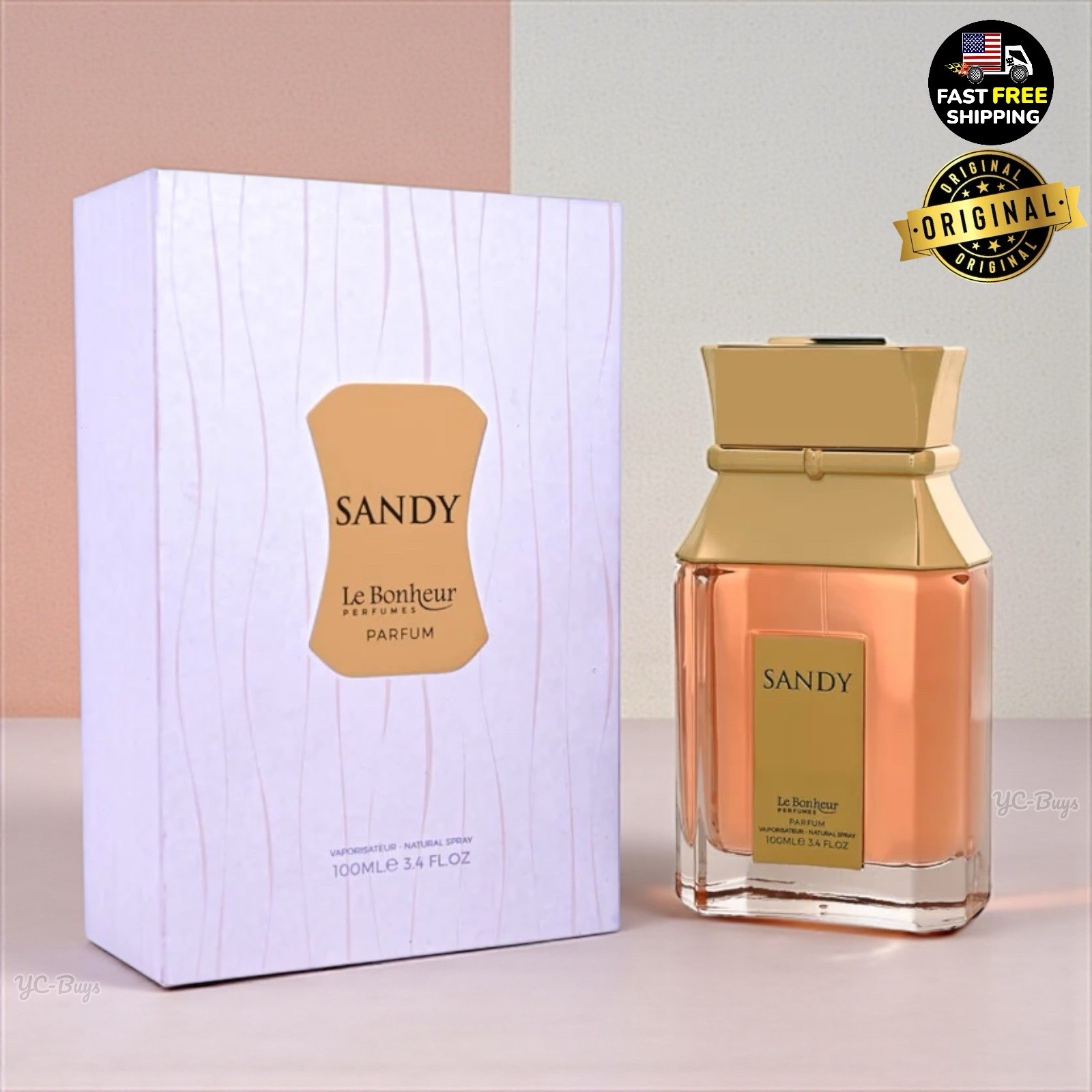 Le Bonheur Sandy 3.4 Parfum M Saudi Arabia 6pcs Bybox - Thumbnail 3