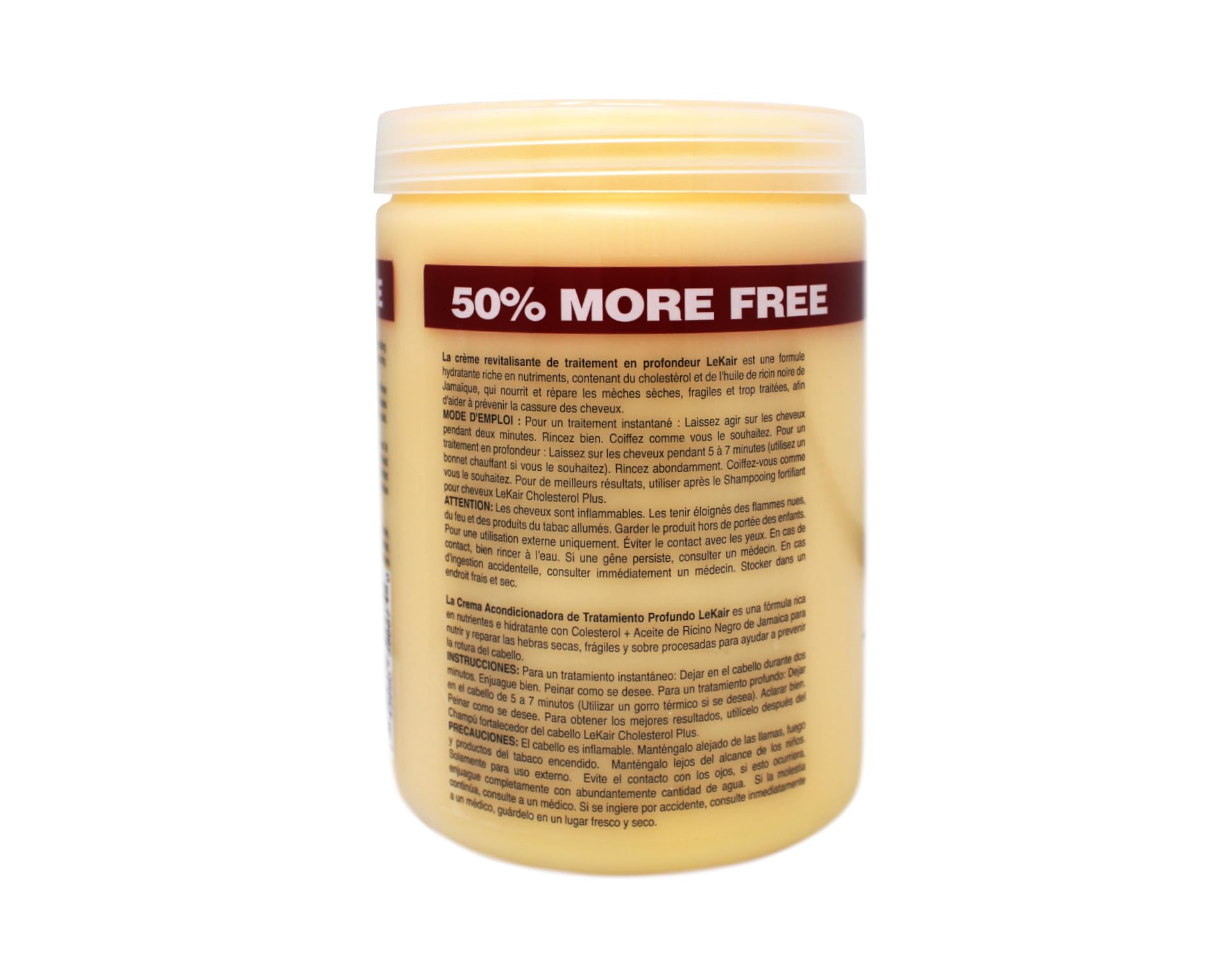 Le Kair Cholesterol Plus Jamaican Black Castor Oil Deep Treatment Conditioning - Thumbnail 3