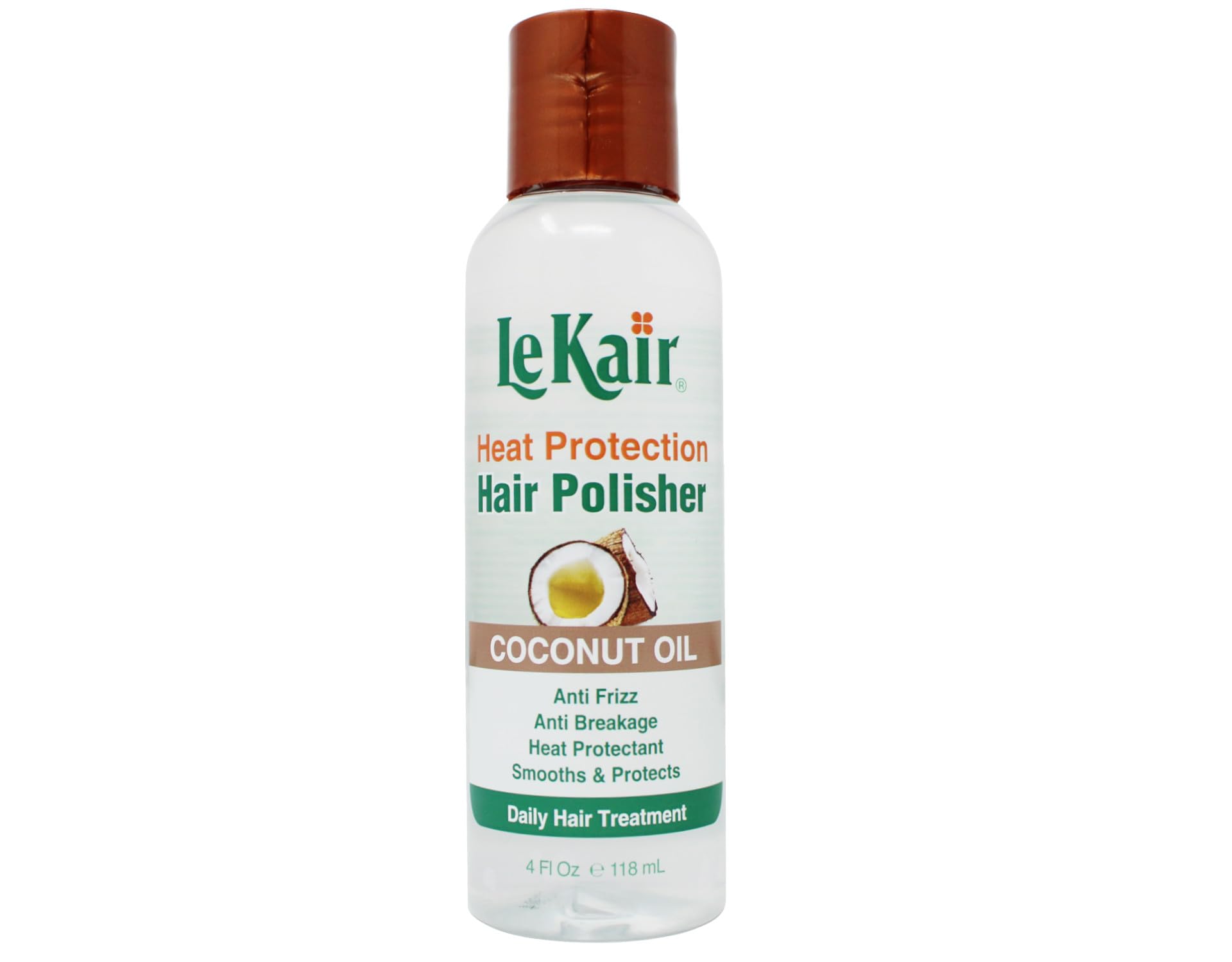 Lekair High Heat Protection Hair Polisher Coconut Oil Anti Frizz Anti Breakage
