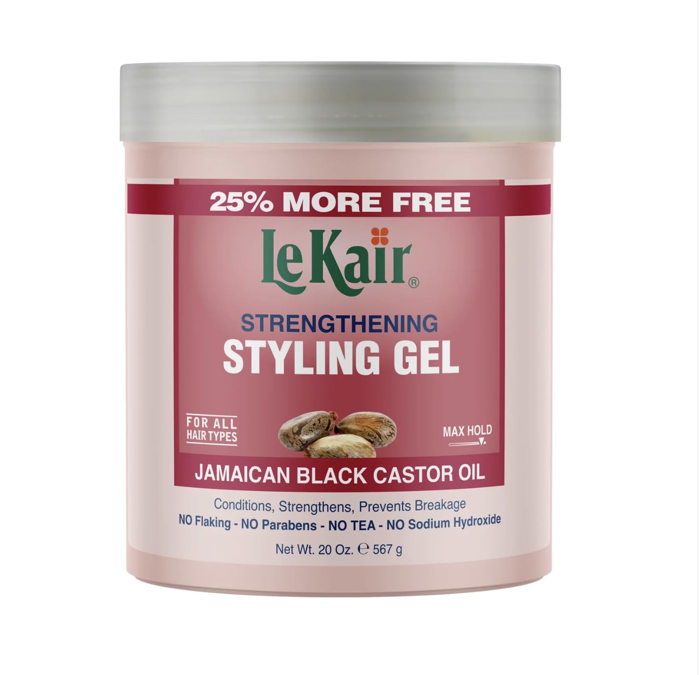 Strengthening Gel With Jamaican Black Castor Oil By Lekair