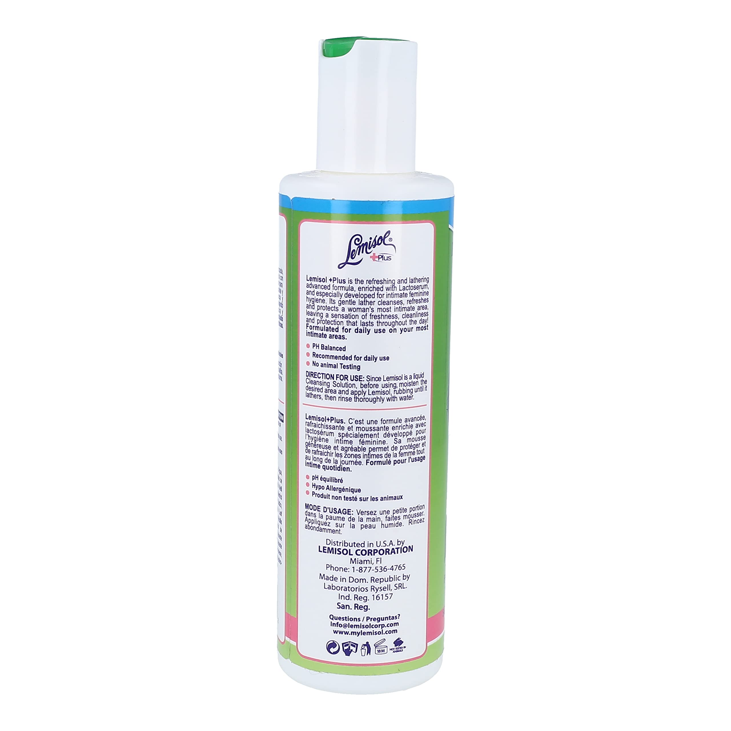 Lemisol Gentle Daily Cleanser Ounce Fresh 8 Fl Oz - Thumbnail 3