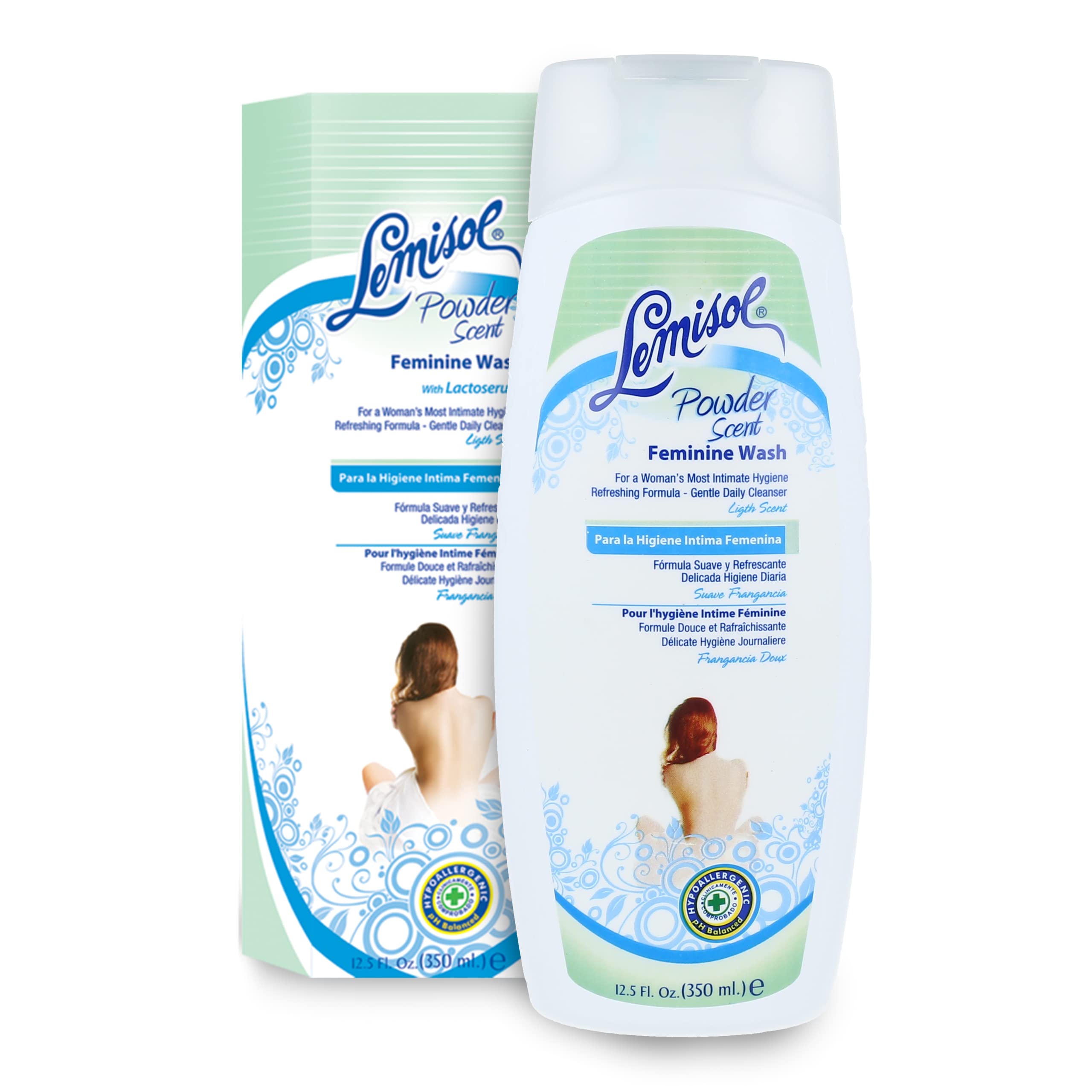 Lemisol Feminine Wash Powder Scent 12.5 oz