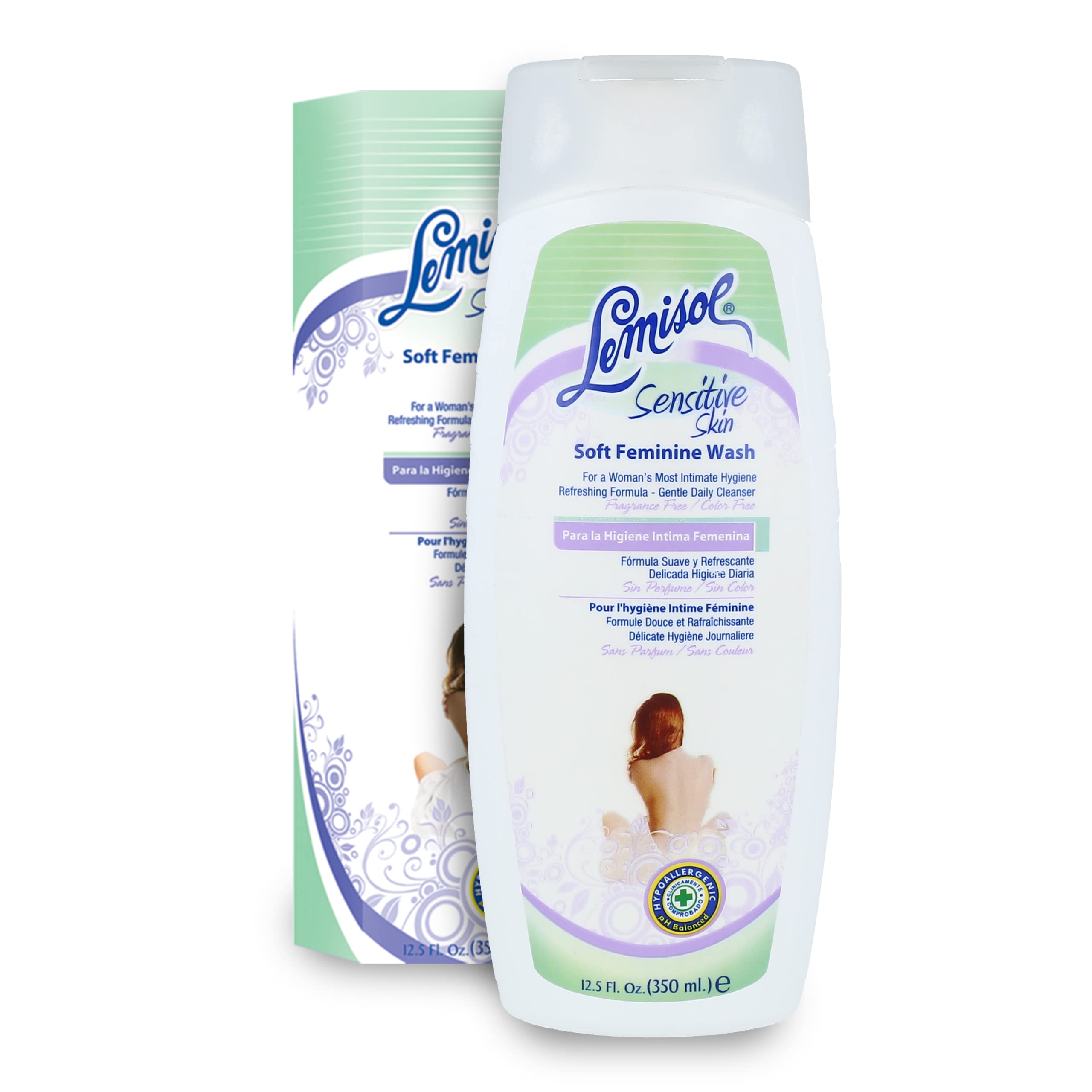 Lemisol Sensitive Skin Soft Feminine Wash 12.5 oz