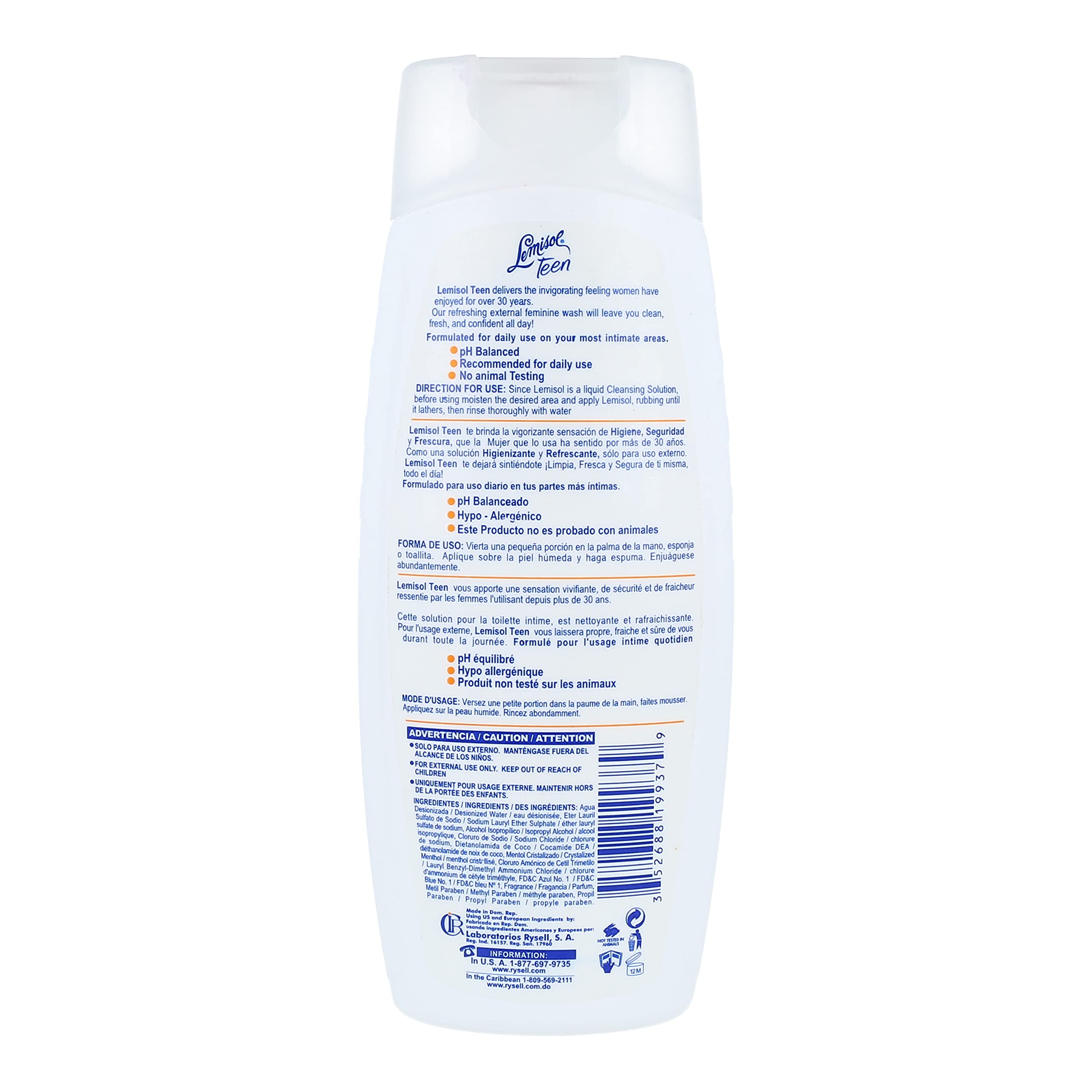 Lemisol Teen Soft Feminine Wash 12.5 oz - Thumbnail 2