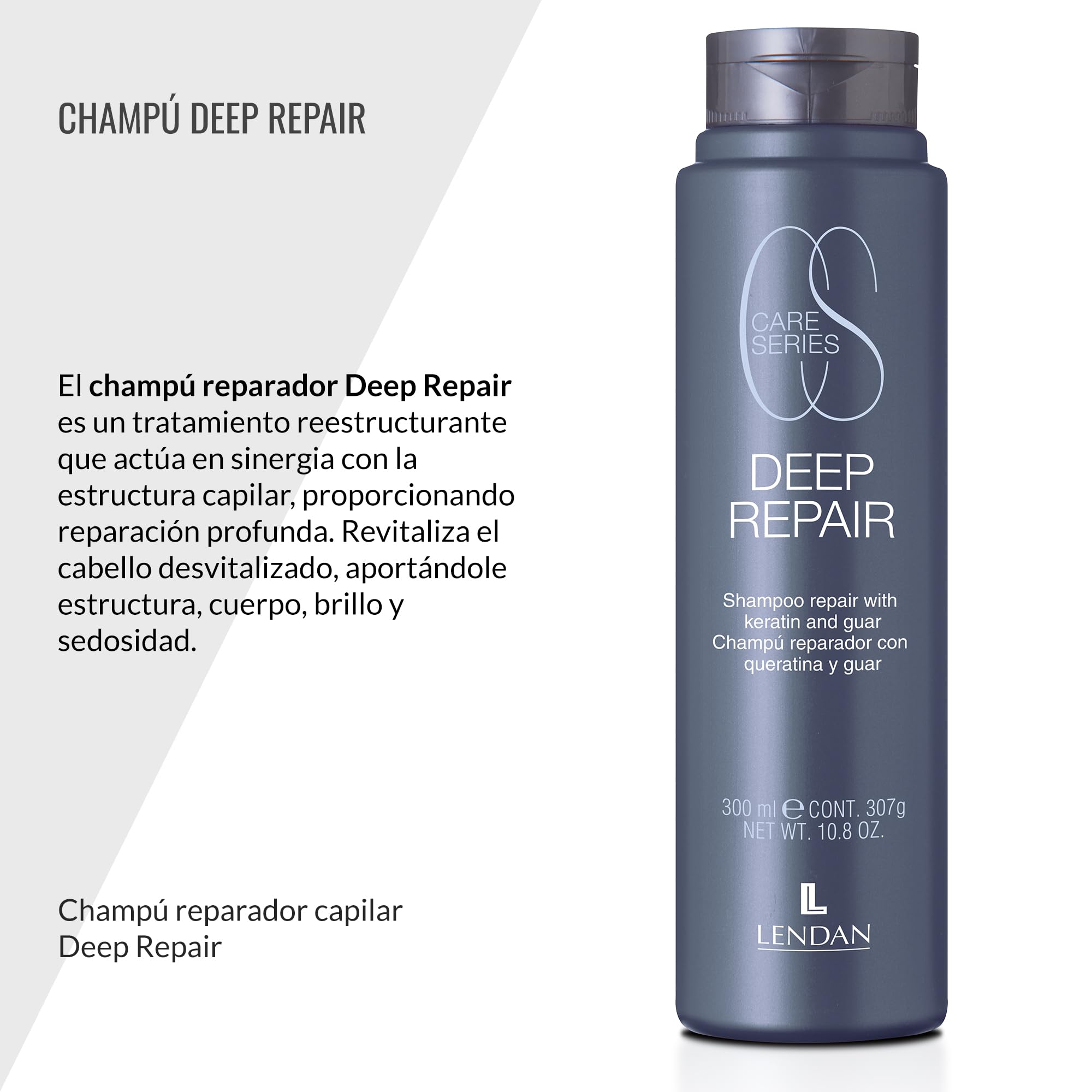 Lendan Repairing Shampoo Deep Repair for Damaged and Devitalized Hair With - Thumbnail 2