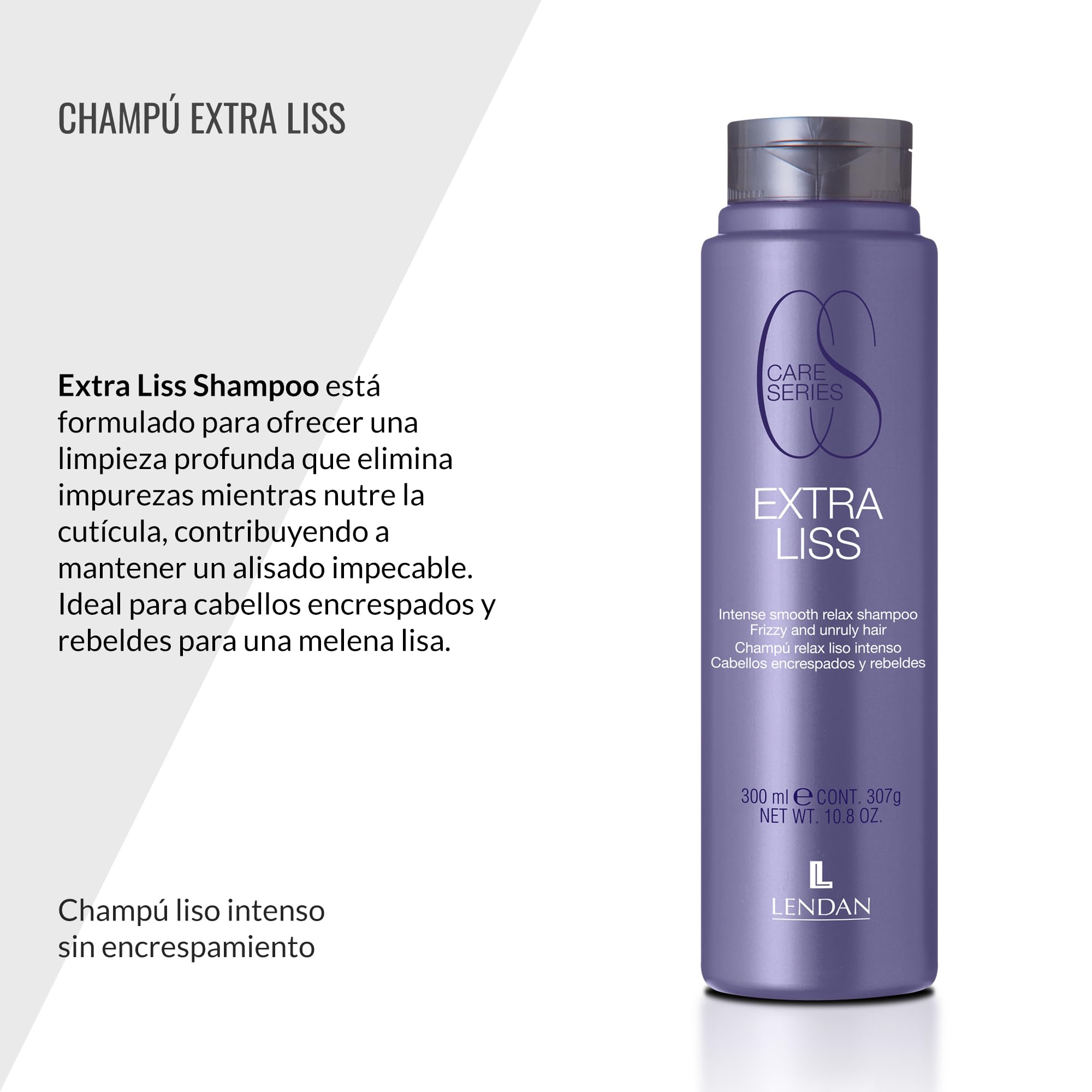 Lendan Straight Hair Shampoo Extra Liss Shampoo for Frizzy and Unruly Hair - Thumbnail 2