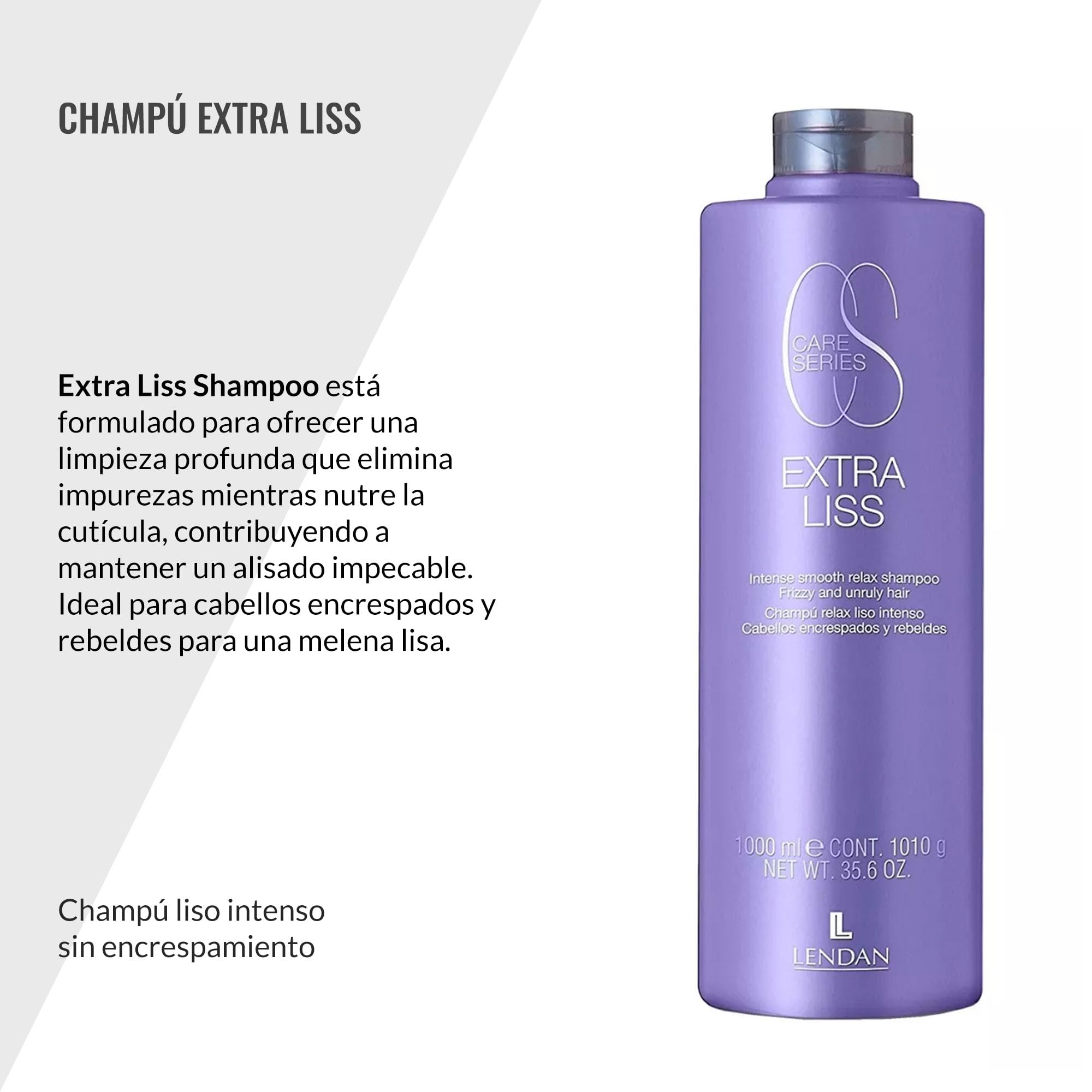 Lendan Straight Hair Shampoo Extra Liss Shampoo for Frizzy and Unruly Hair - Thumbnail 2