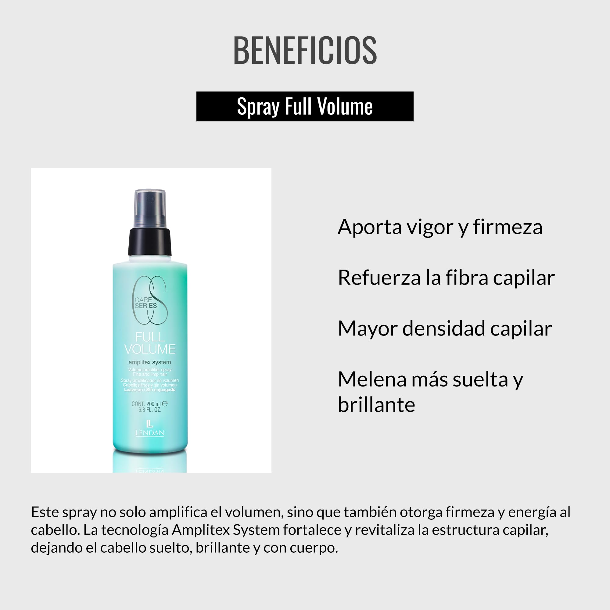 Lendan Fine Hair Volume Full Volume Volumizing Adds Strength and Firmness - Thumbnail 3