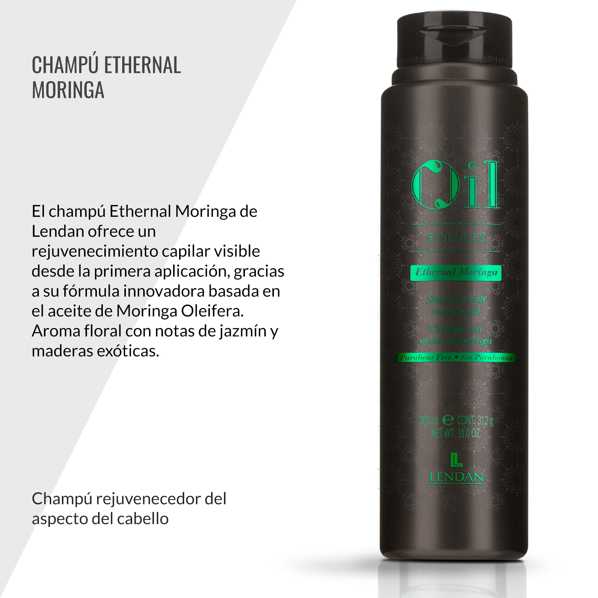 Lendan Sulfate Free Shampoo Ethernal Moringa Shampoo for Dry or Damaged Hair - Thumbnail 2