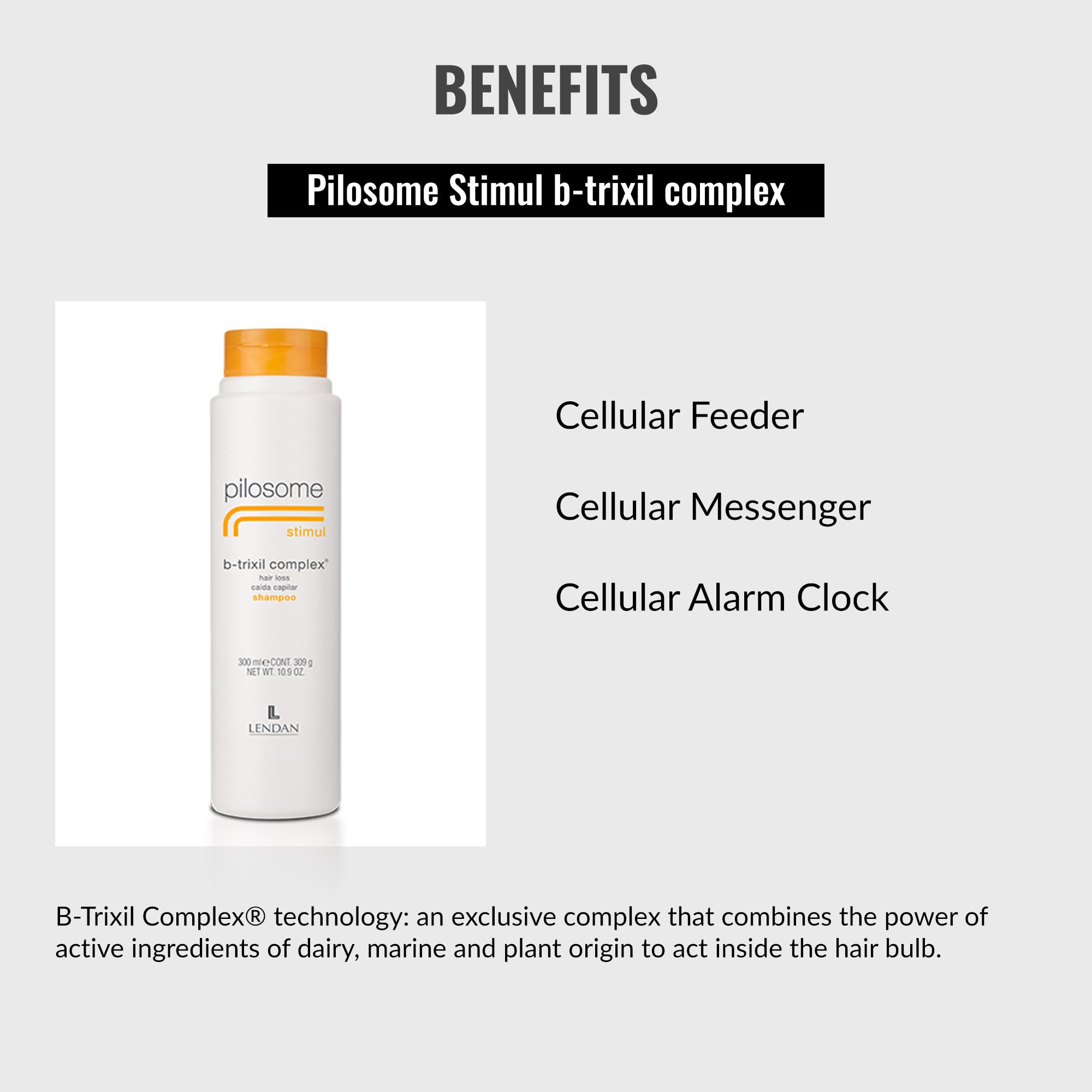 Lendan Gentle Specific Shampoo Pilosome Stimul B Trixil Complex Removes Excess - Thumbnail 3