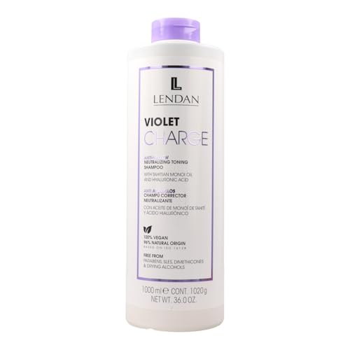 Lendan Violet Charge Shampoo 1000 ml - Thumbnail 2