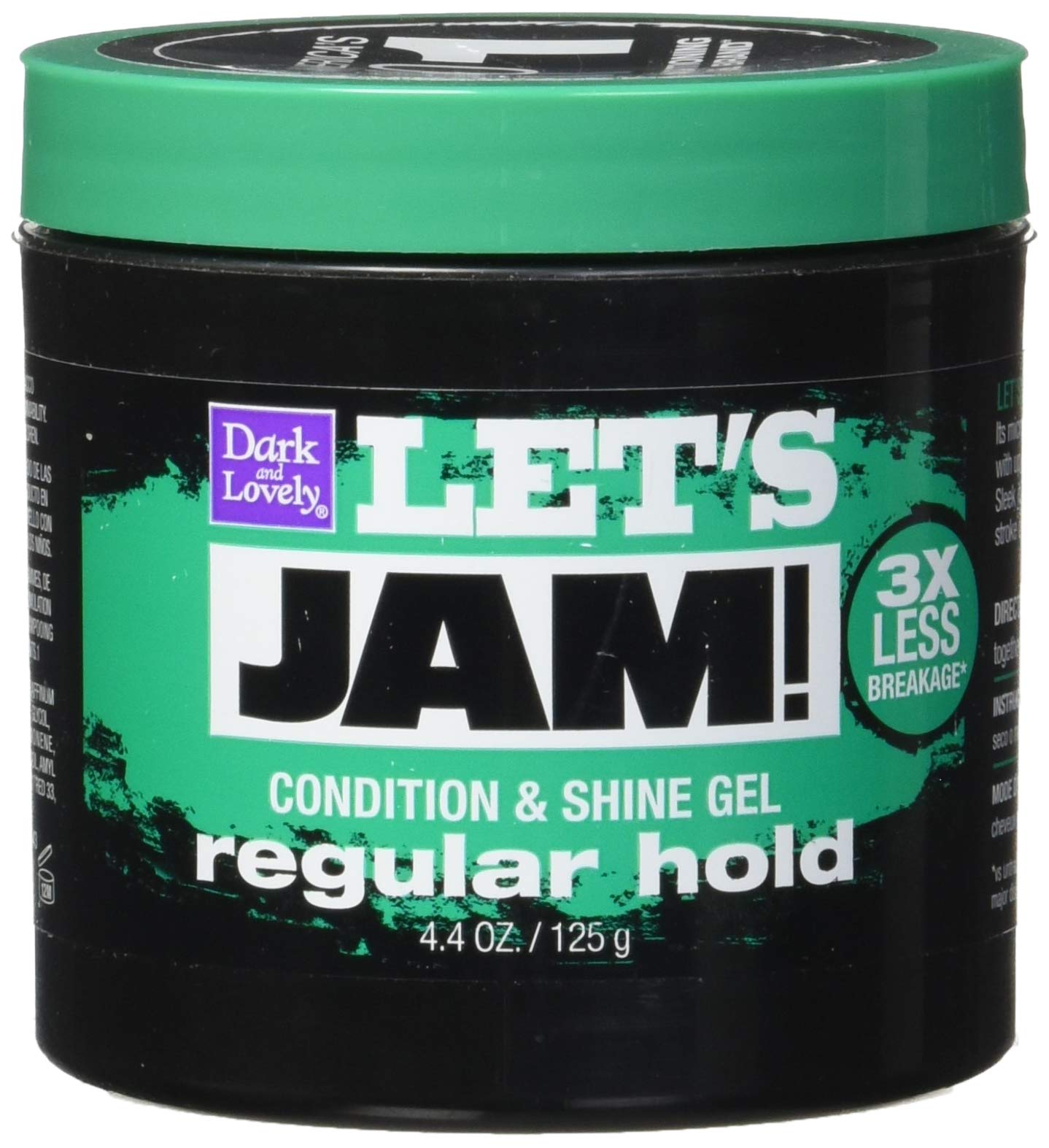 Soft Sheen Carson Lets Jam Condition Shine Gel Regular Hold Jar 130 ml (4.4 oz) - Thumbnail 2