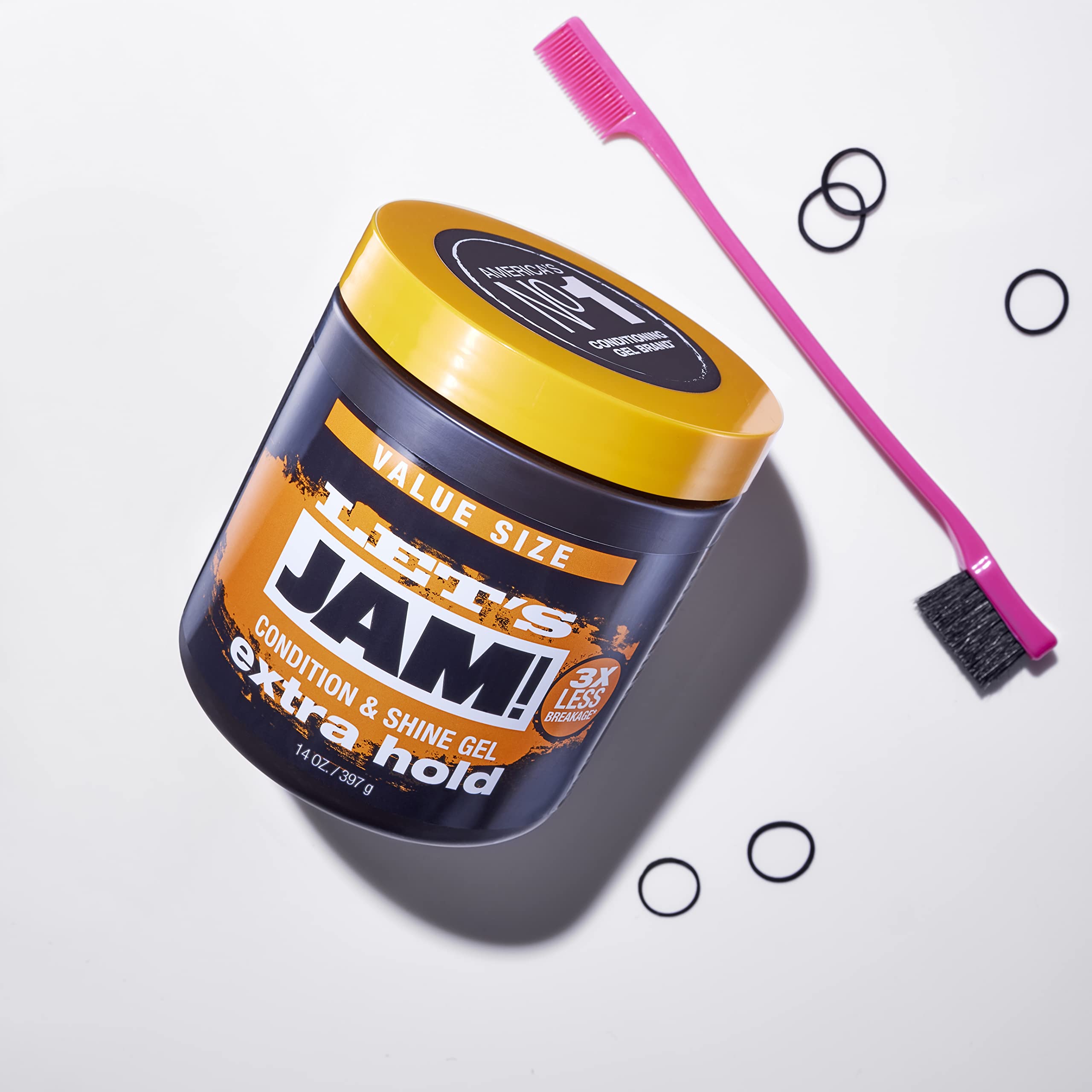 Softsheen Hair Gel Carson Dark and Lovely Let's Jam Shining and Conditioning