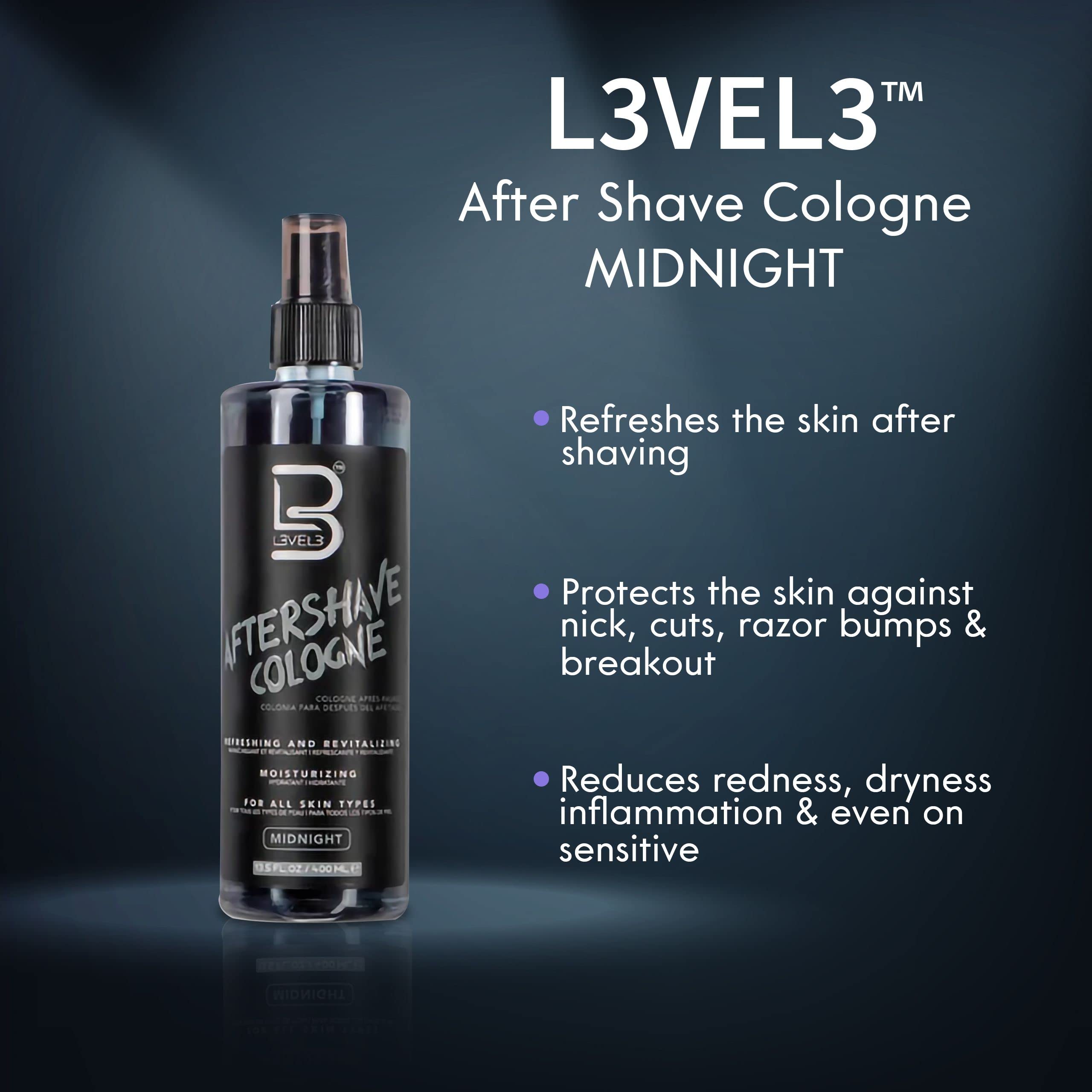 L3 Level 3 After Shave Cologne Softens Skin Refreshes and Relieves Face and