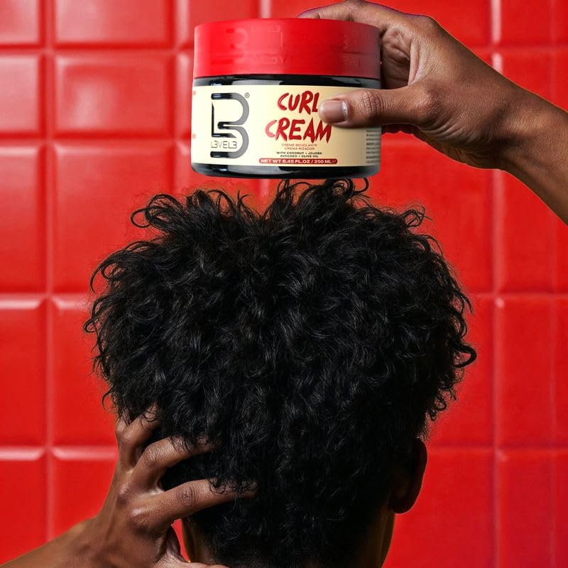 Level 3 Hydrating Curl Cream With Coconut and Jojoba Oil for Coily and Curly - Thumbnail 3