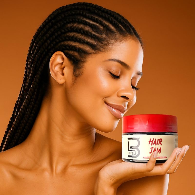 L3 Level 3 Hair Braiding Jam Lock In Moisture While You Style Frizz Control - Thumbnail 3