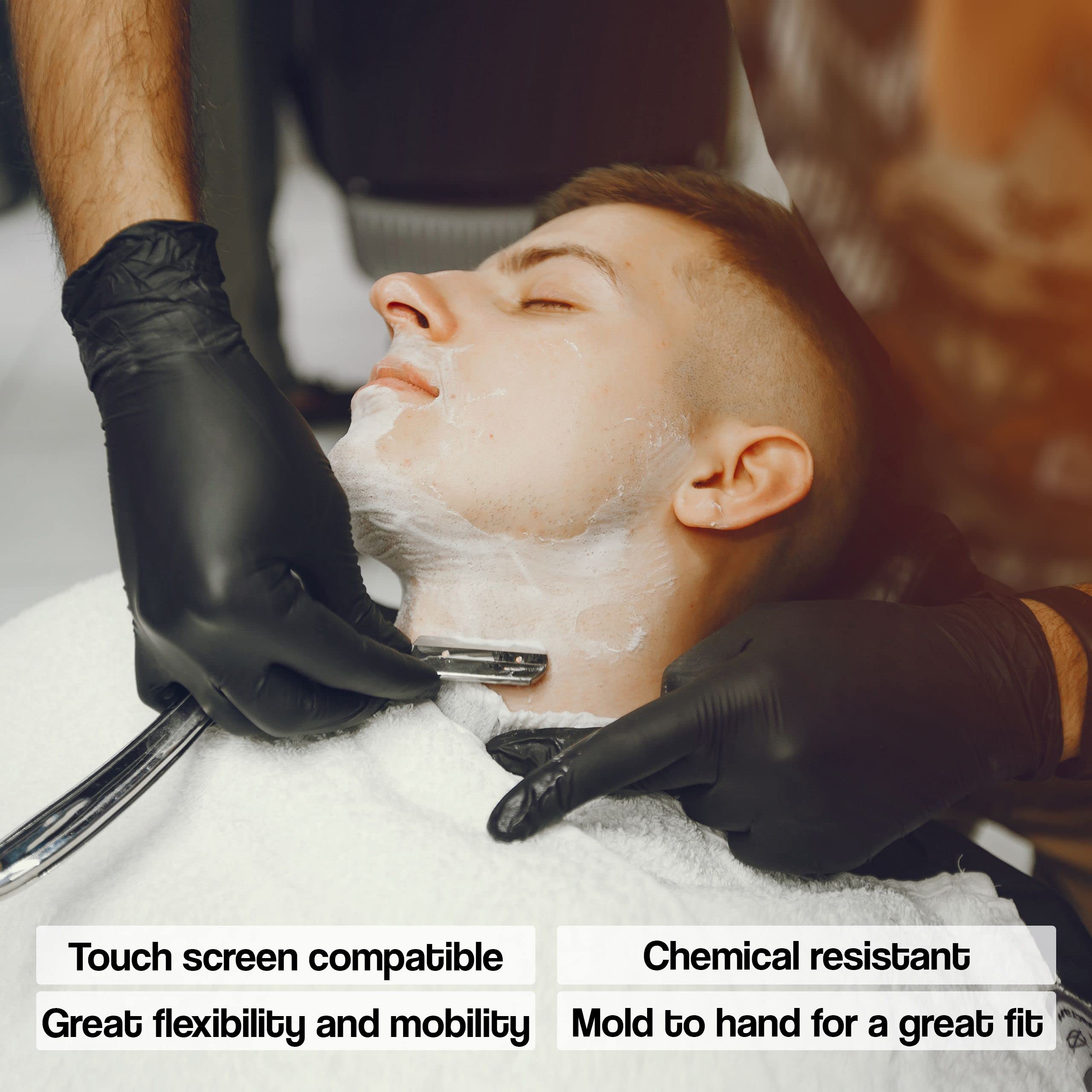 L3 Level 3 Nitrile Gloves Professional Heavy Duty Disposable Gloves Latex Free - Thumbnail 2