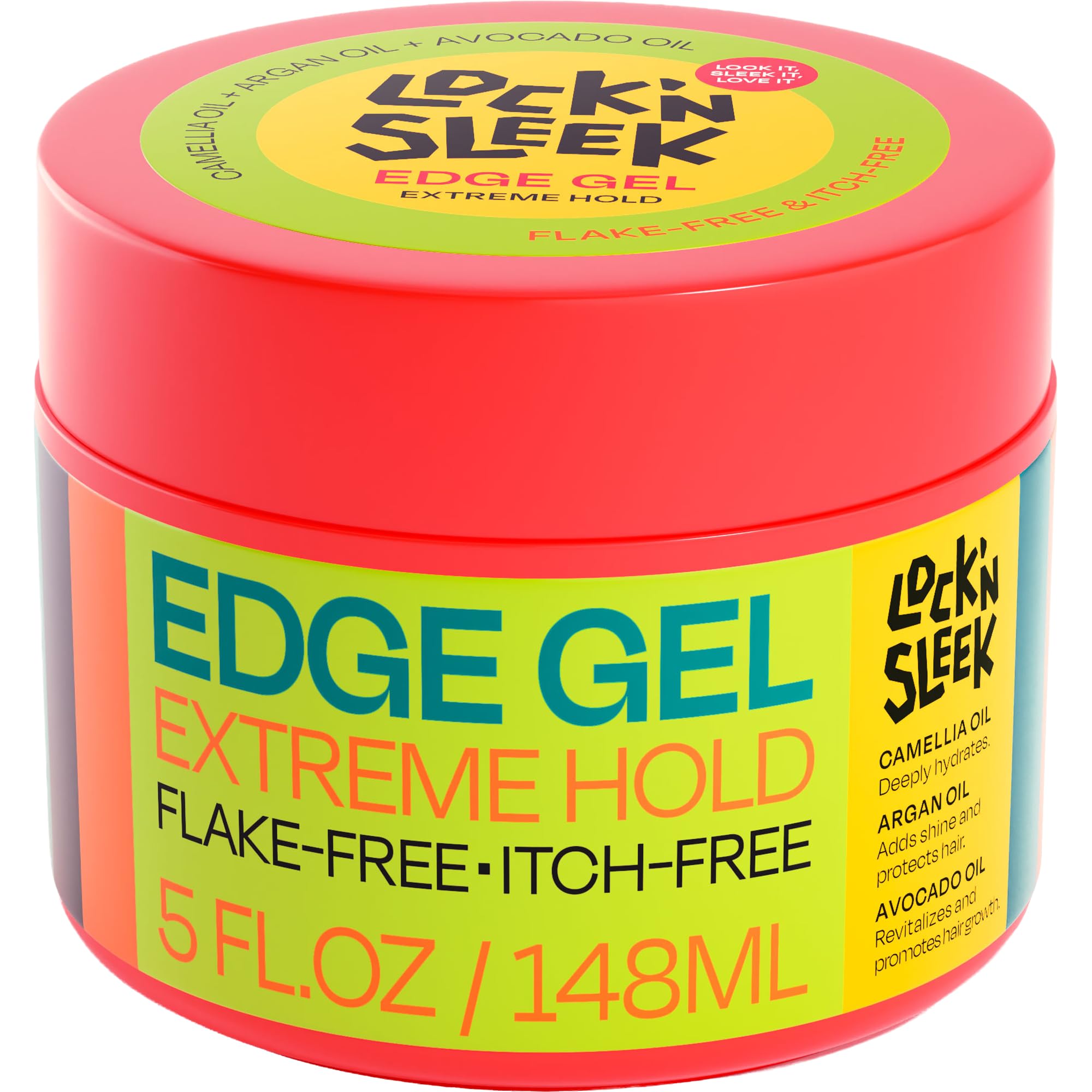 Lock'n Sleek Edge Gel for Locks Extreme Hold Moisturizing Smoother Edge Control