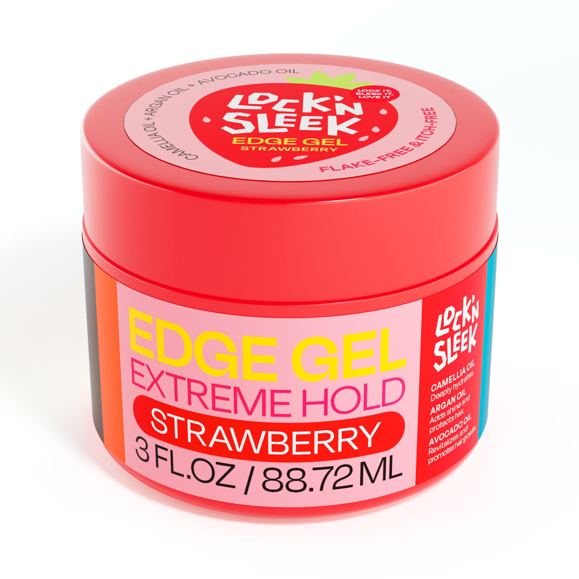 Lock'n Sleek Edge Gel Extreme Hold Edge Control Briding Gel Flake Free Tames