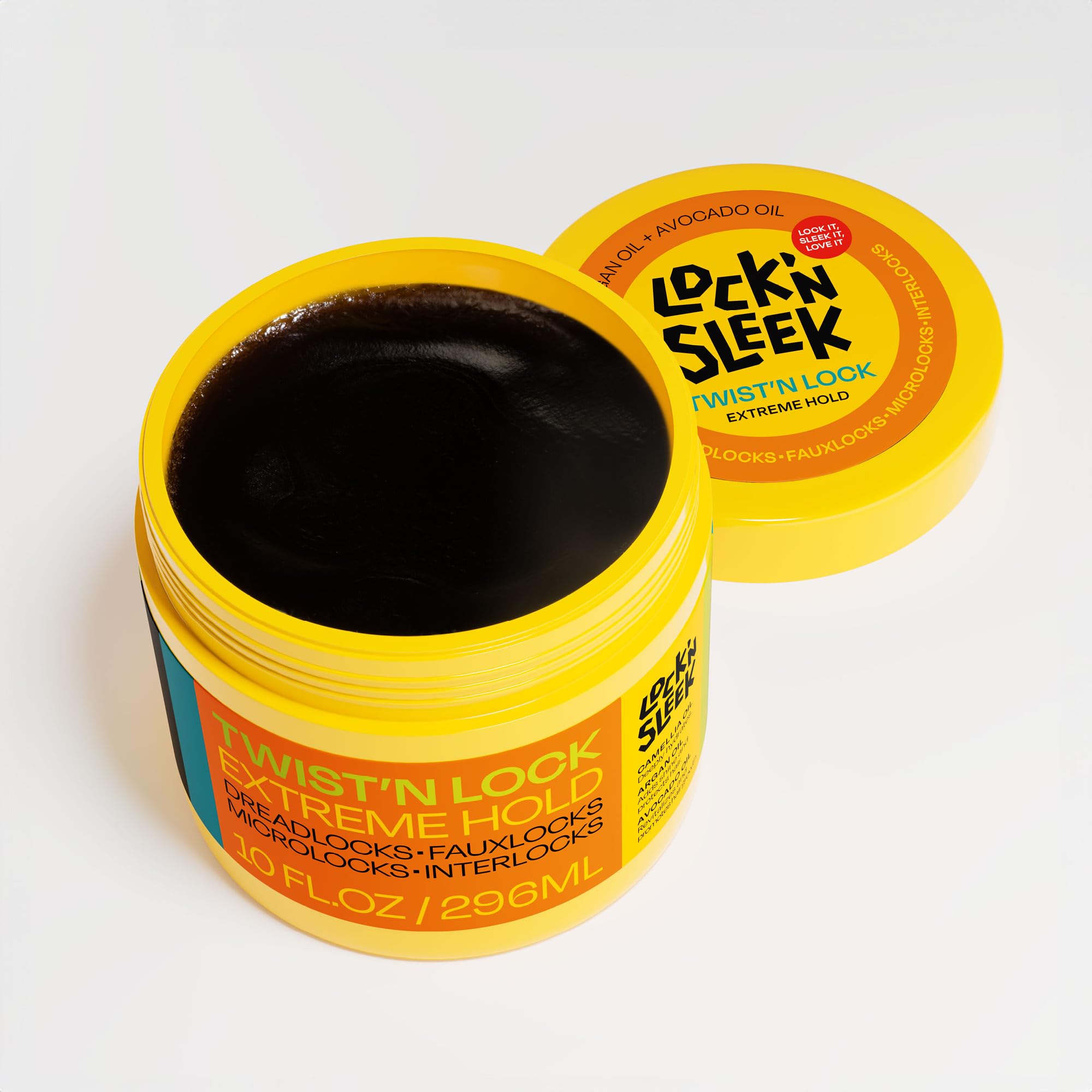 Lock'n Sleek Twist'n Lock Gel Extreme Hold Re Twists Gel for Dreadlocks Faux - Thumbnail 2