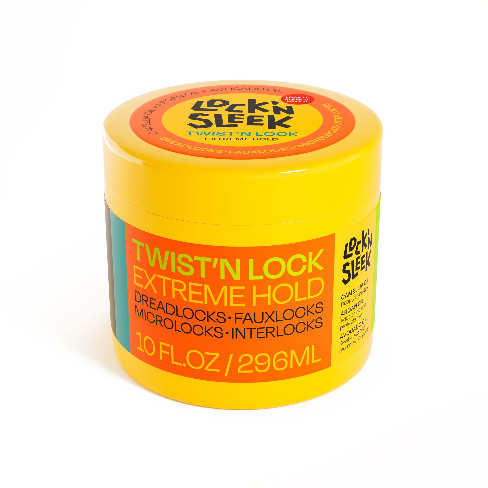 Lock'n Sleek Twist'n Lock Gel Extreme Hold Re Twists Gel for Dreadlocks Faux
