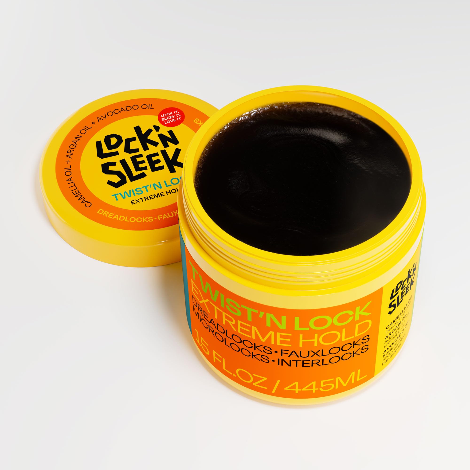 Lock'n Sleek Braiding Gel Extreme Hold Braid Loc and Twist Flake Free Tames - Thumbnail 2