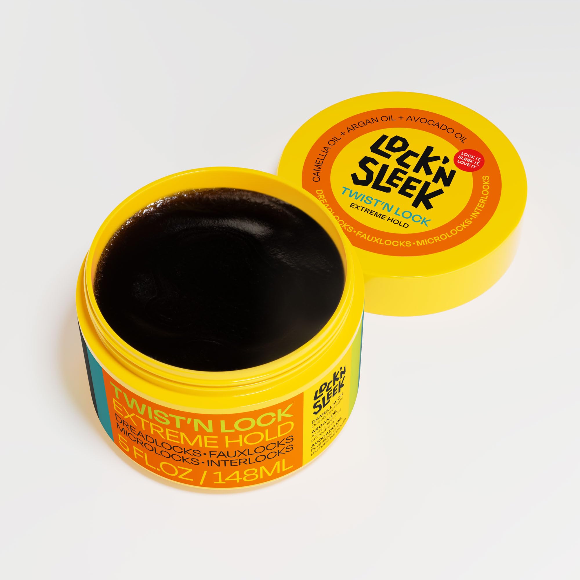 Lock'n Sleek Braiding Gel Extreme Hold Braid Loc and Twist Flake Free Tames - Thumbnail 2