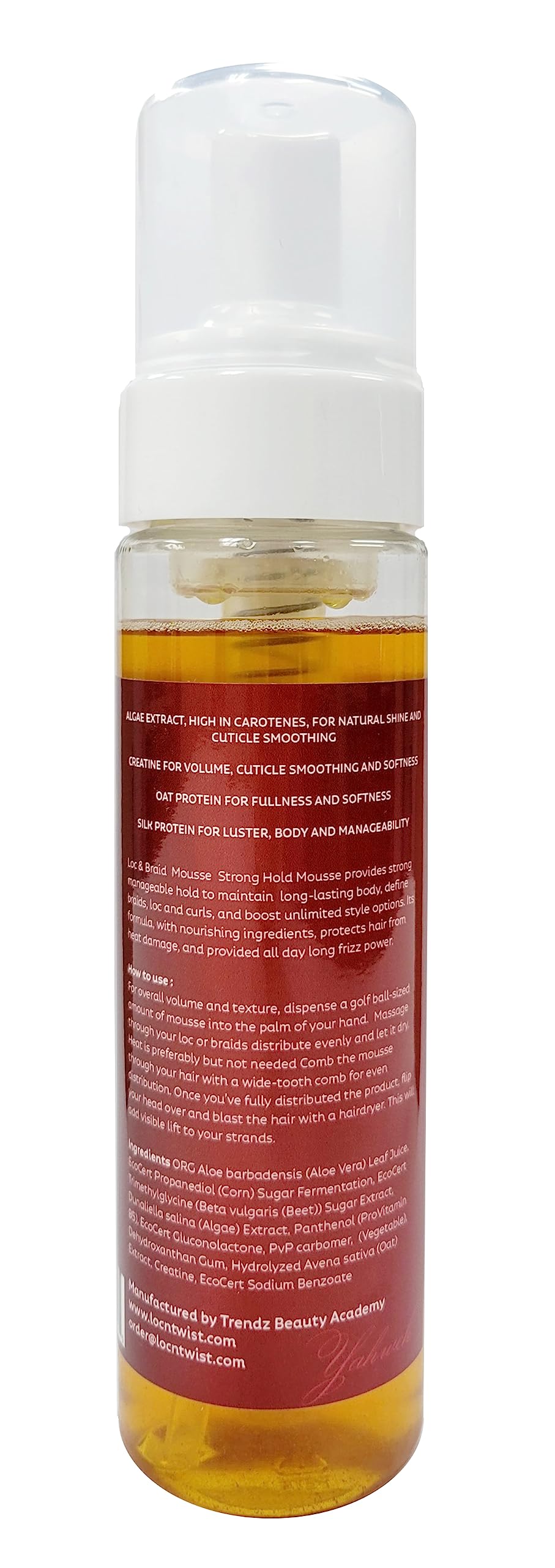 Loc N Loc Braid Mousse Maximum Hold 7 oz - Thumbnail 3