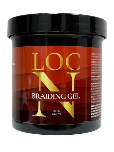 Loc N Professional Braiding Gel . Extra Hold 16 oz - Thumbnail 2