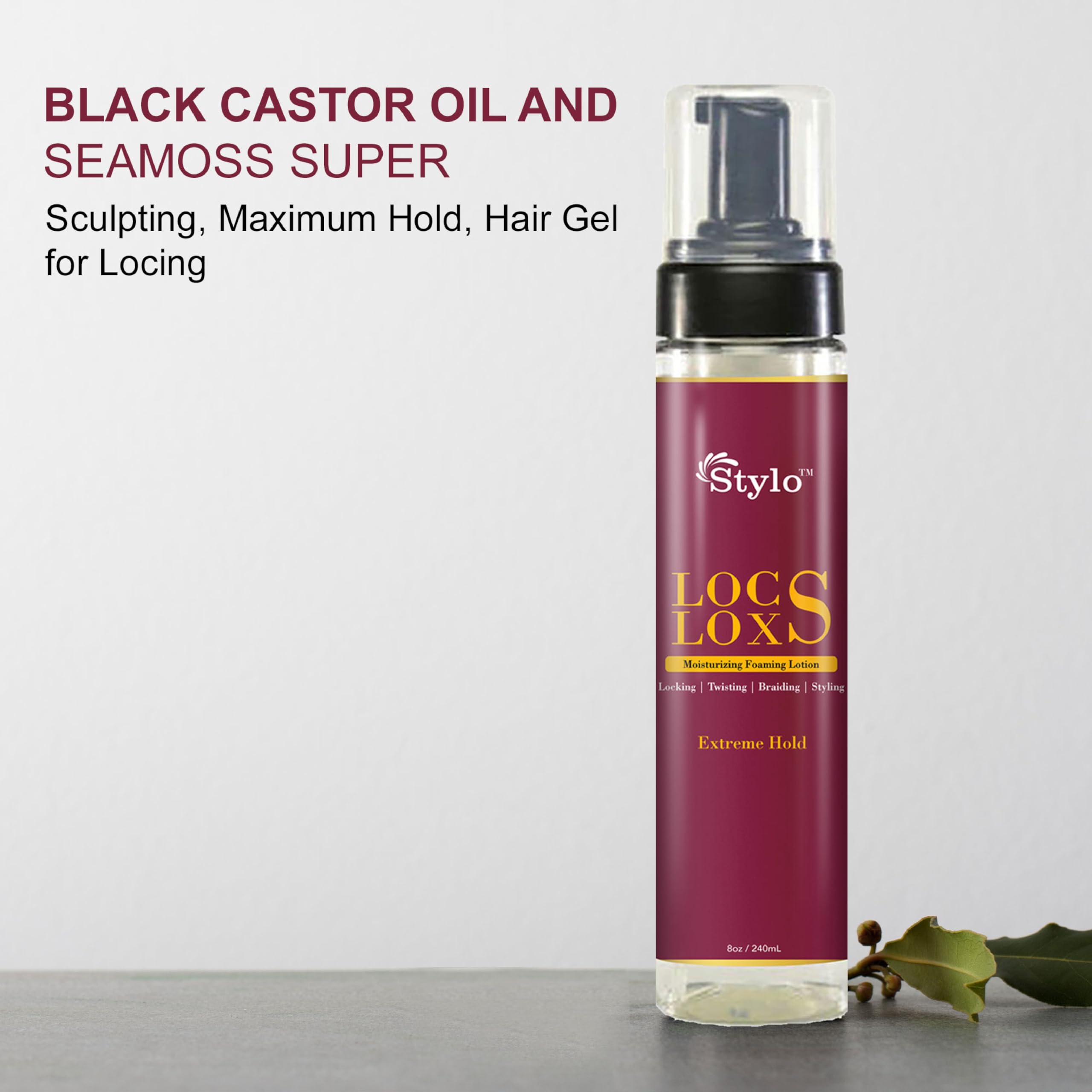 J. Amila Stylo Locs Moisturizing Foaming Lotion Extreme Hold for Ultimate Style - Thumbnail 2