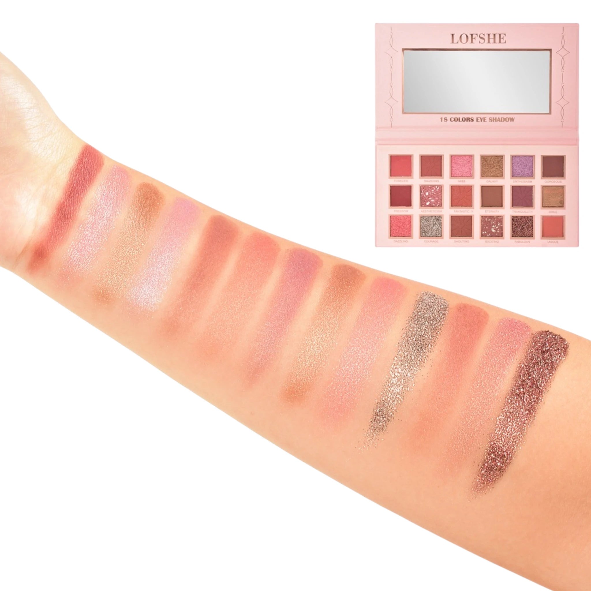 (6-pack) Lofshe 18 Color Eyeshadow - Thumbnail 2