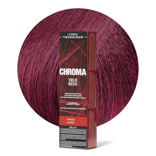 L'oreal Technique Chroma True Reds Permanent Hair Color Red Dye for Long - Thumbnail 2