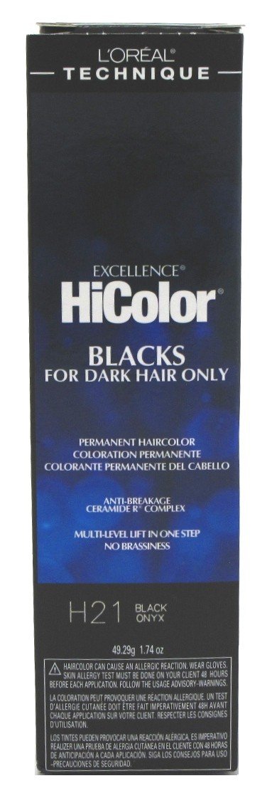 Loreal Excel Hicolor H21 Tube Black Onyx 1.74 oz