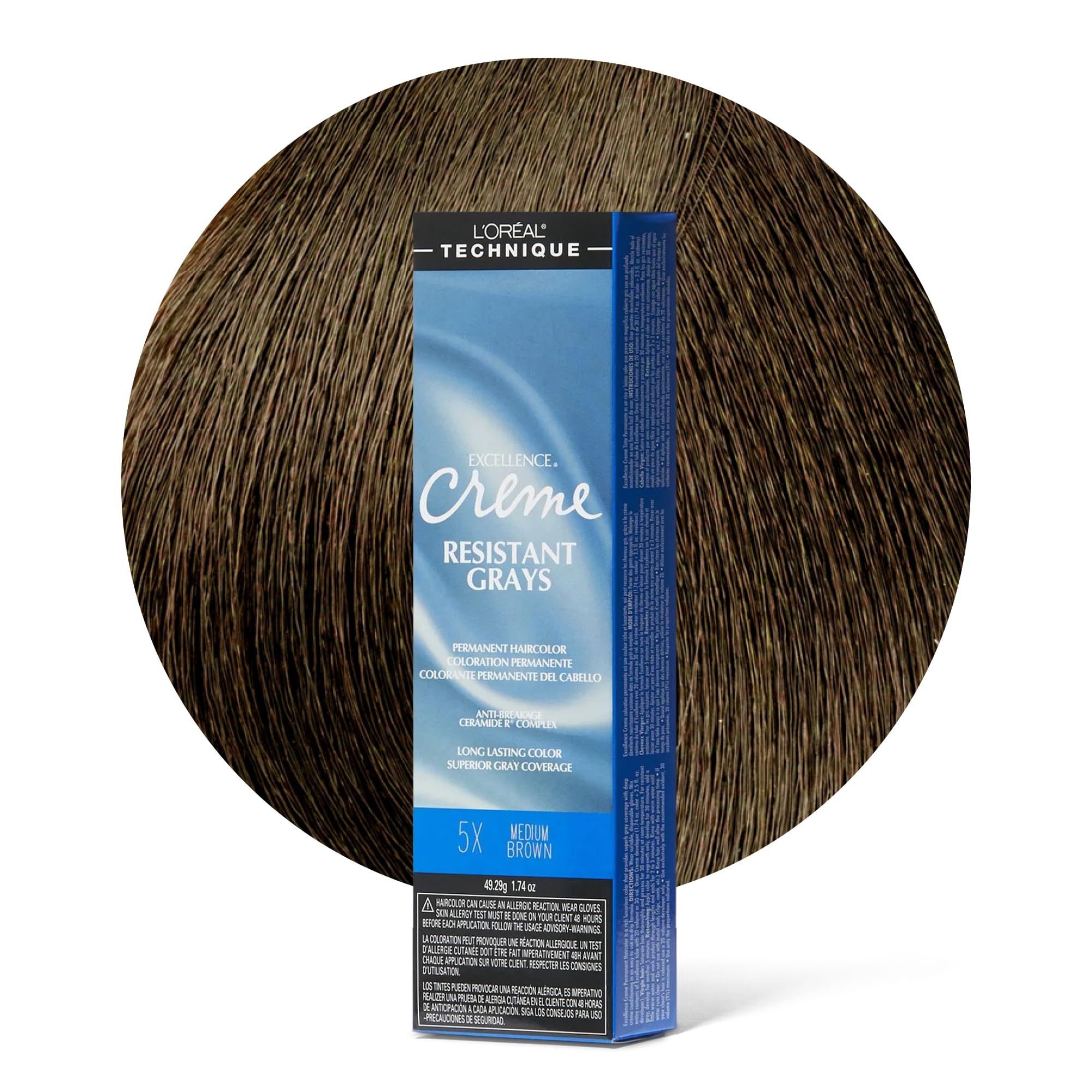 L'oreal Technique Excellence Crème Resistant Grays Permanent Hair Color Max