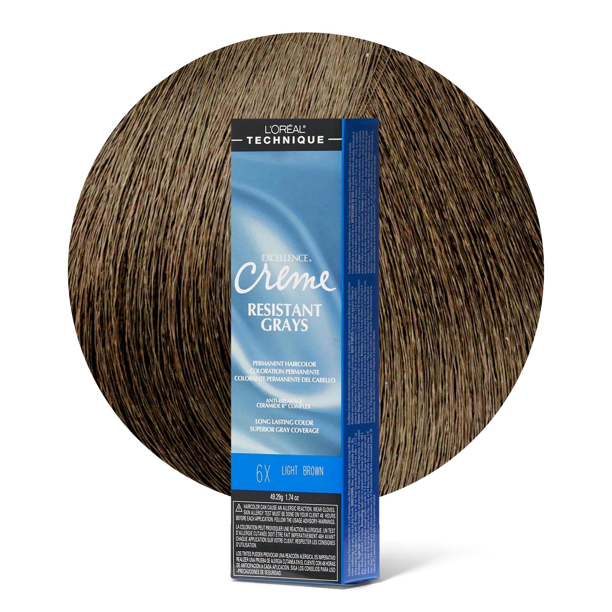 L'oreal Technique Excellence Crème Resistant Grays Permanent Hair Color Max