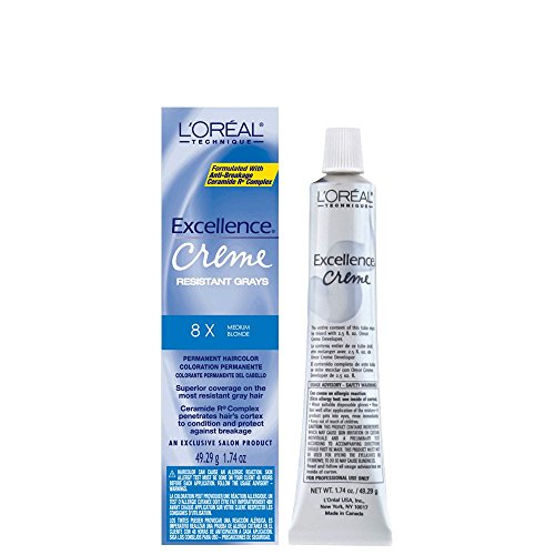 Loreal Excellence Resistant Gray Permanent Creme Haircolor Color 8x Medium - Thumbnail 2