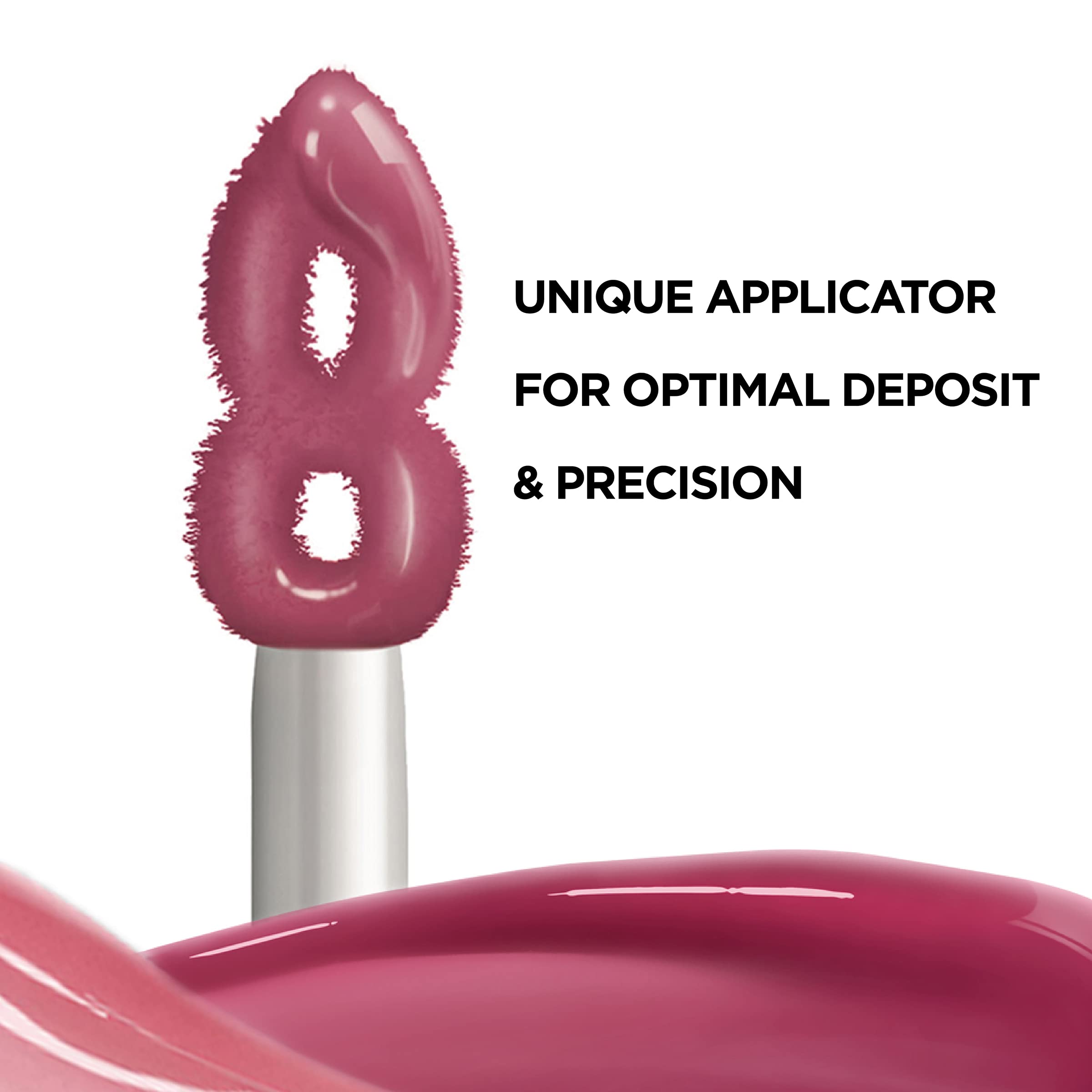 (12-pack) L'Oreal Paris Infallible Pro Gloss Plump Lip Gloss with Hyaluronic Acid, Long Lasting Plumping Shine, Lips Look Instantly Fuller and More Plump, Lucid Glow, 0.21 fl. oz. - Thumbnail 3