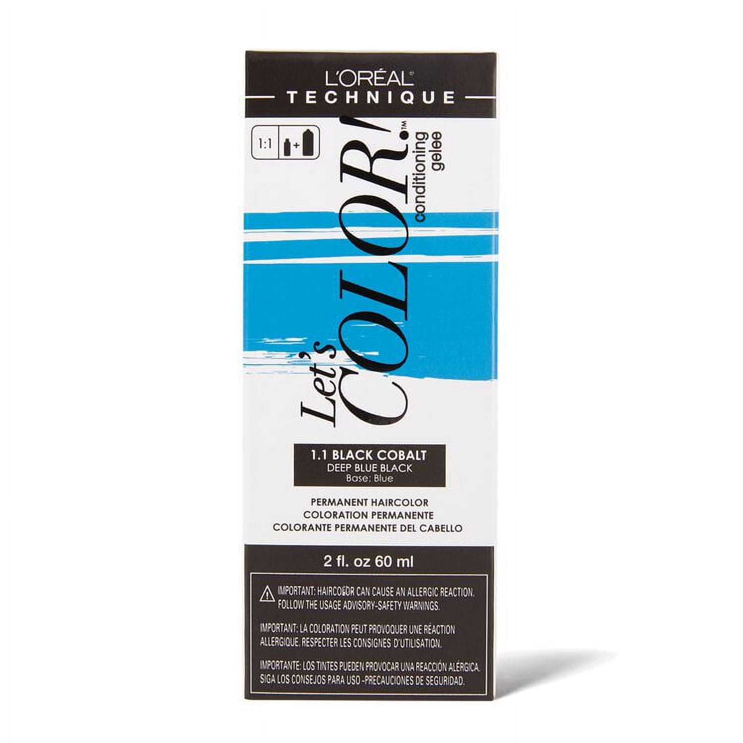 L'oreal Let's Color! Permanent Haircolor 1.1 Black Cobalt 2 oz