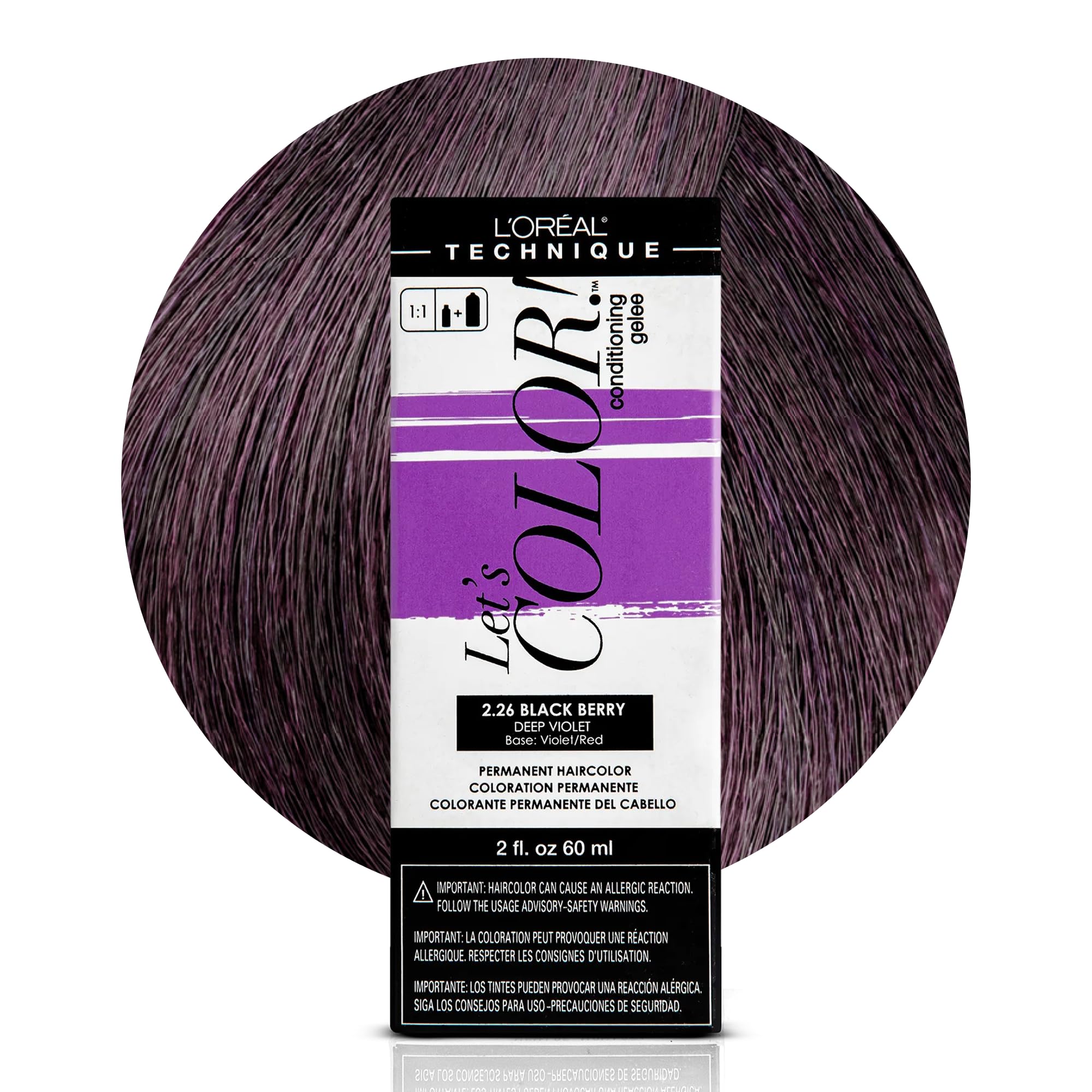 L'oreal Technique Let's Color Conditioning Gelee Permanent Hair Color High